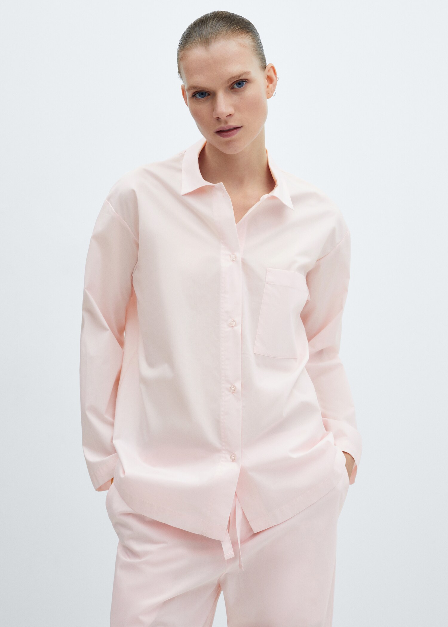 Two-piece cotton pyjamas