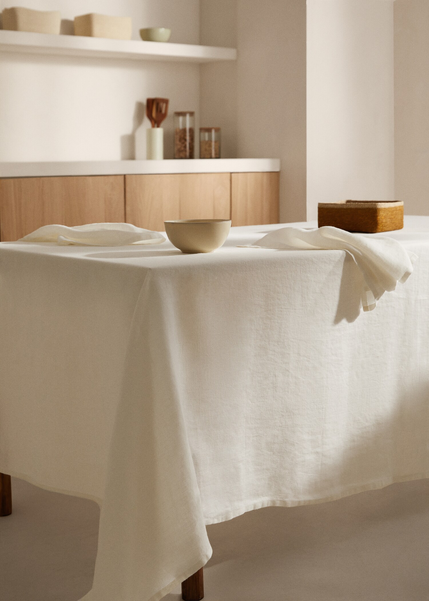 100% linen tablecloth 145x200cm