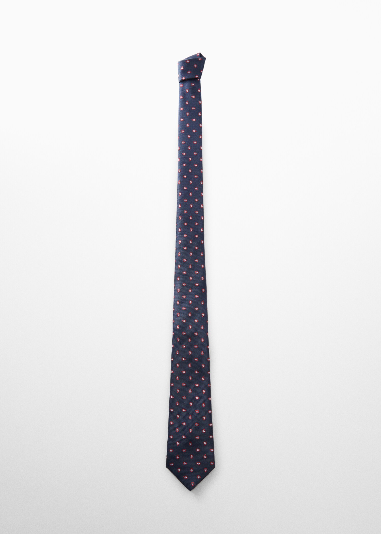 Stain-resistant printed tie