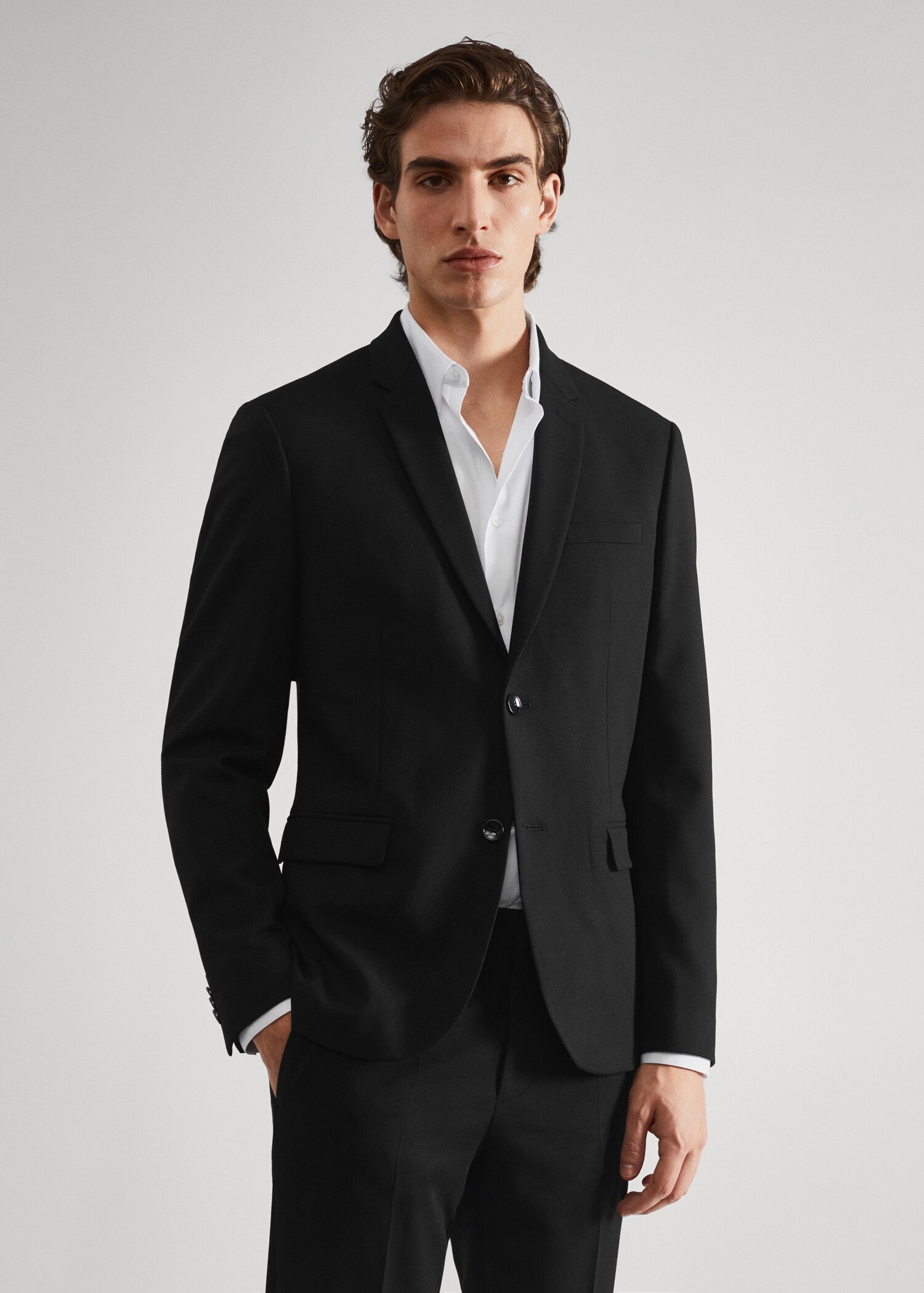 Super slim-fit suit blazer