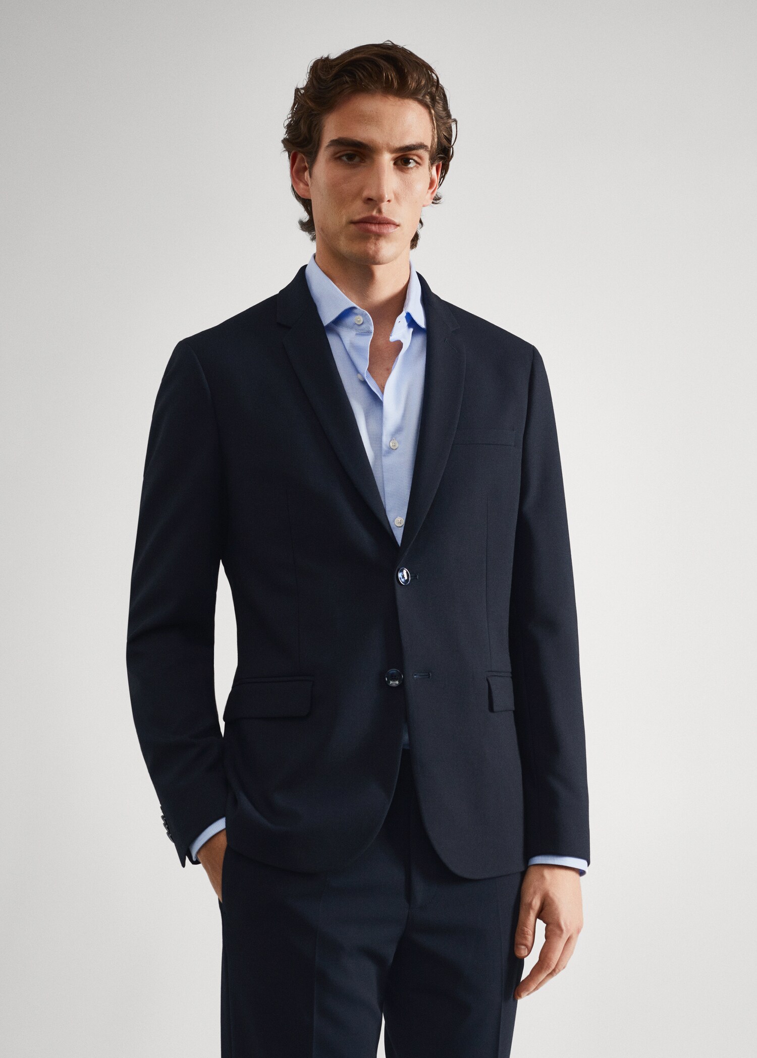 Super slim-fit suit blazer
