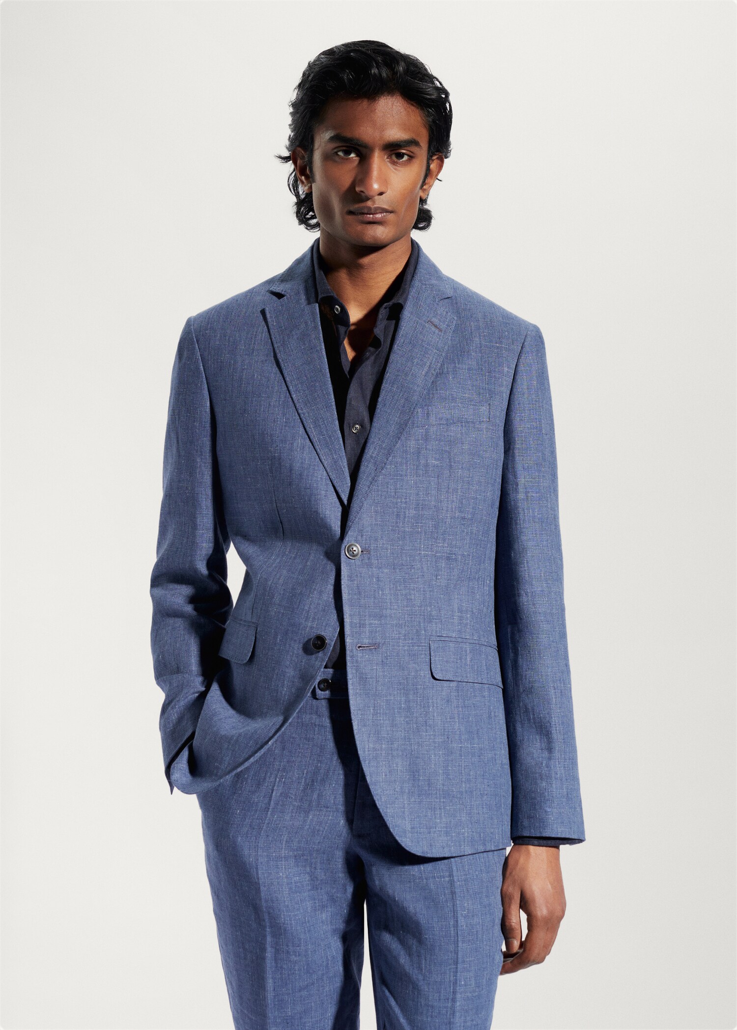 Blazer suit 100% linen
