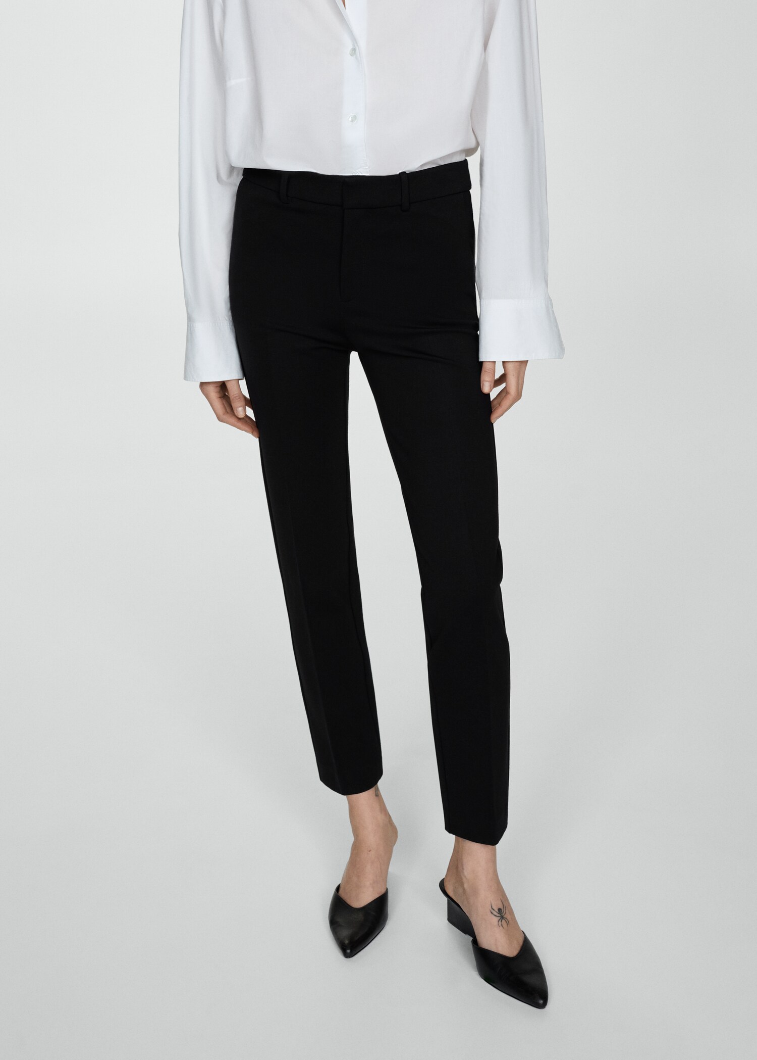 Rome-knit straight pants