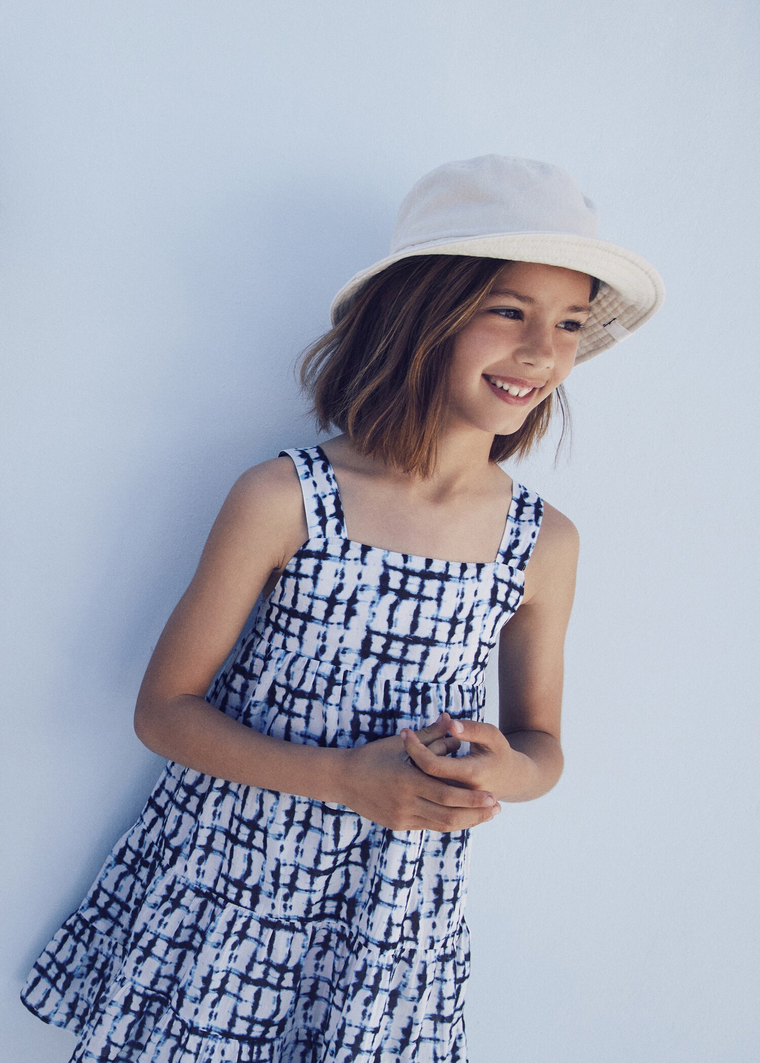 Tie-dye print dress