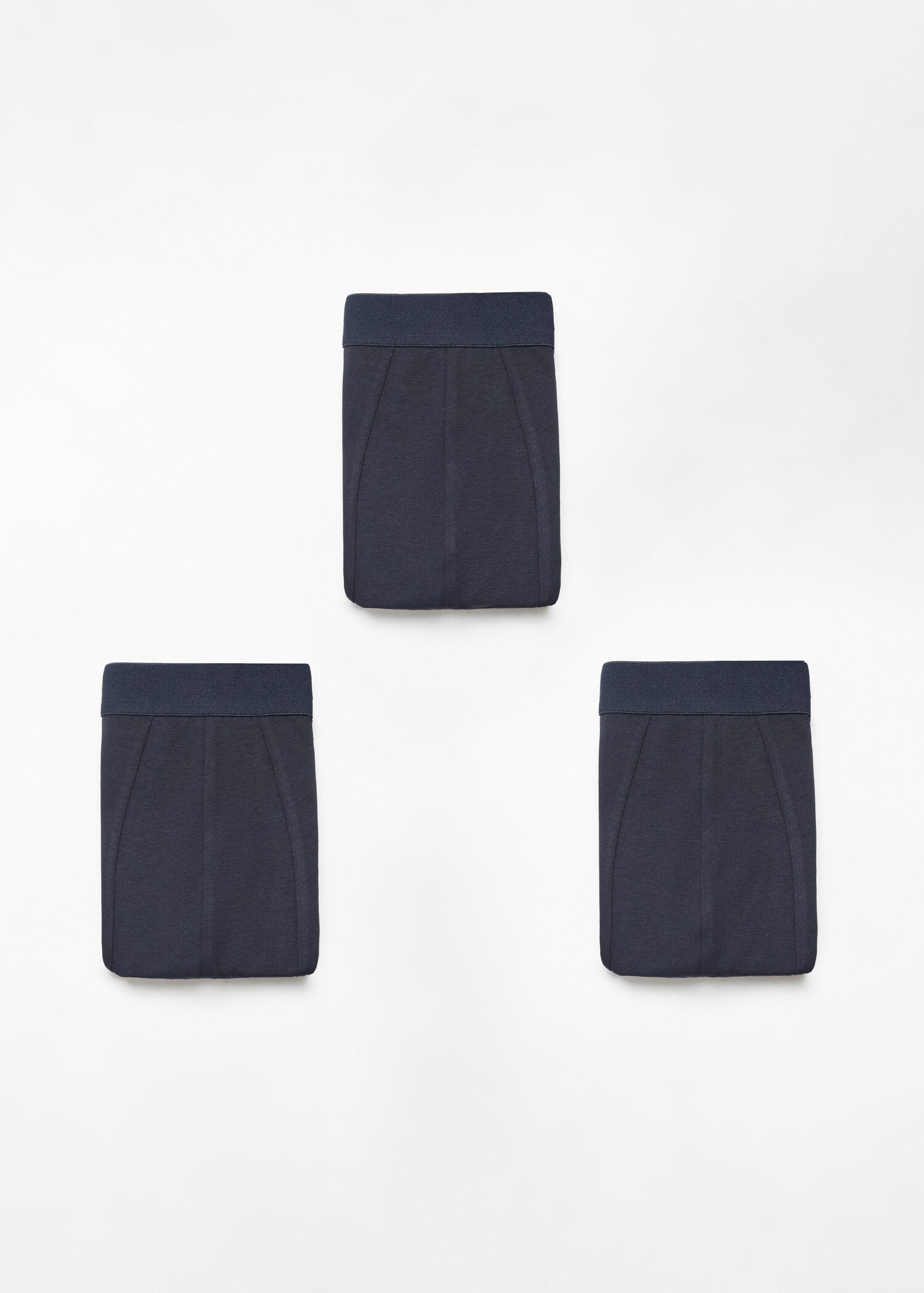 3-pack of blue cotton boxers
