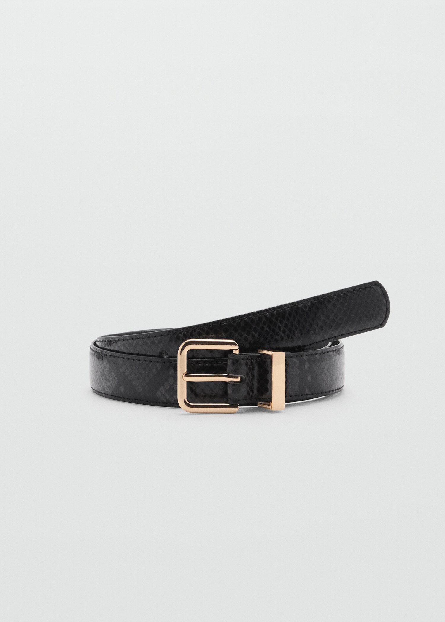 Snake-effect belt