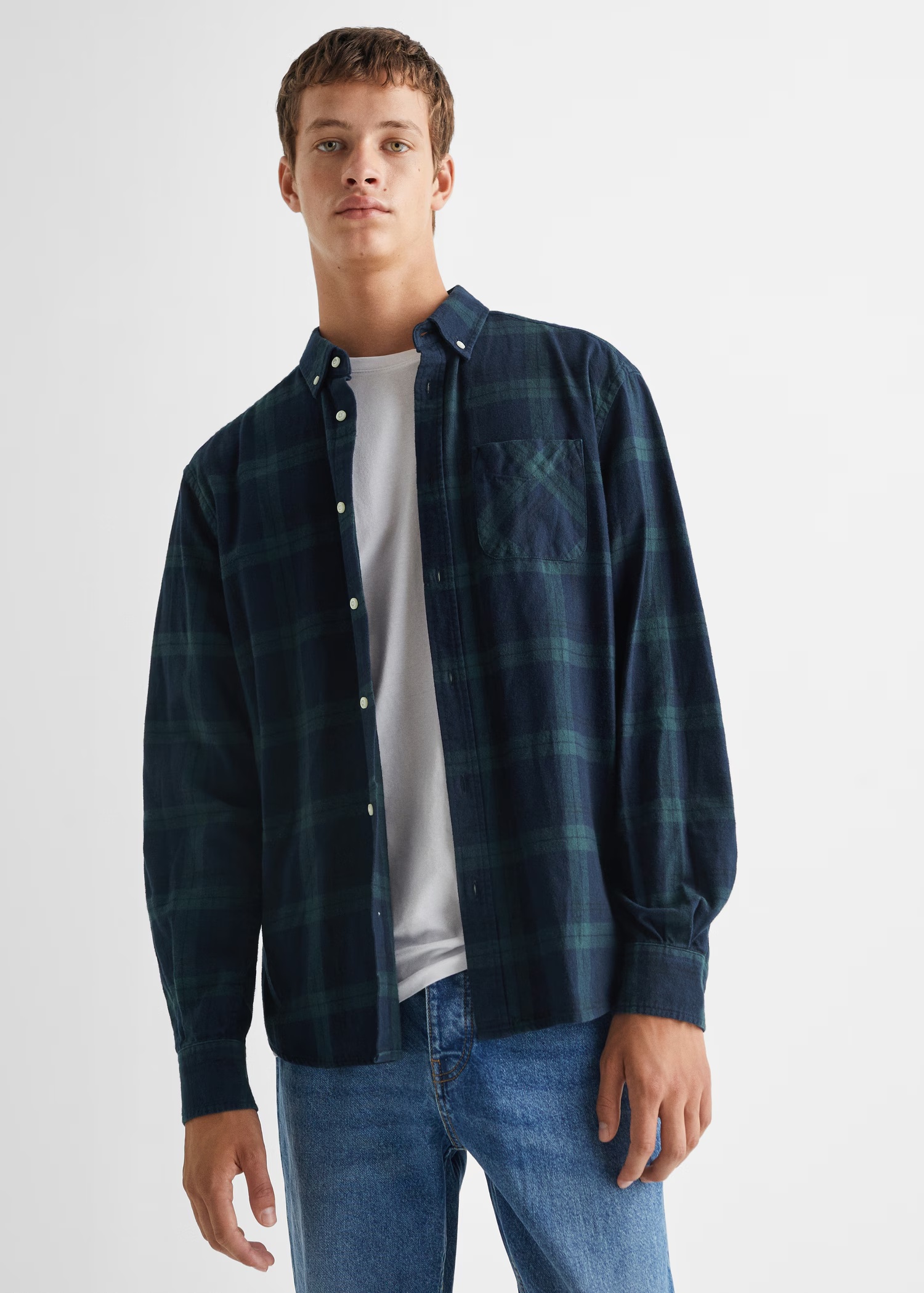 Regular-fit check shirt