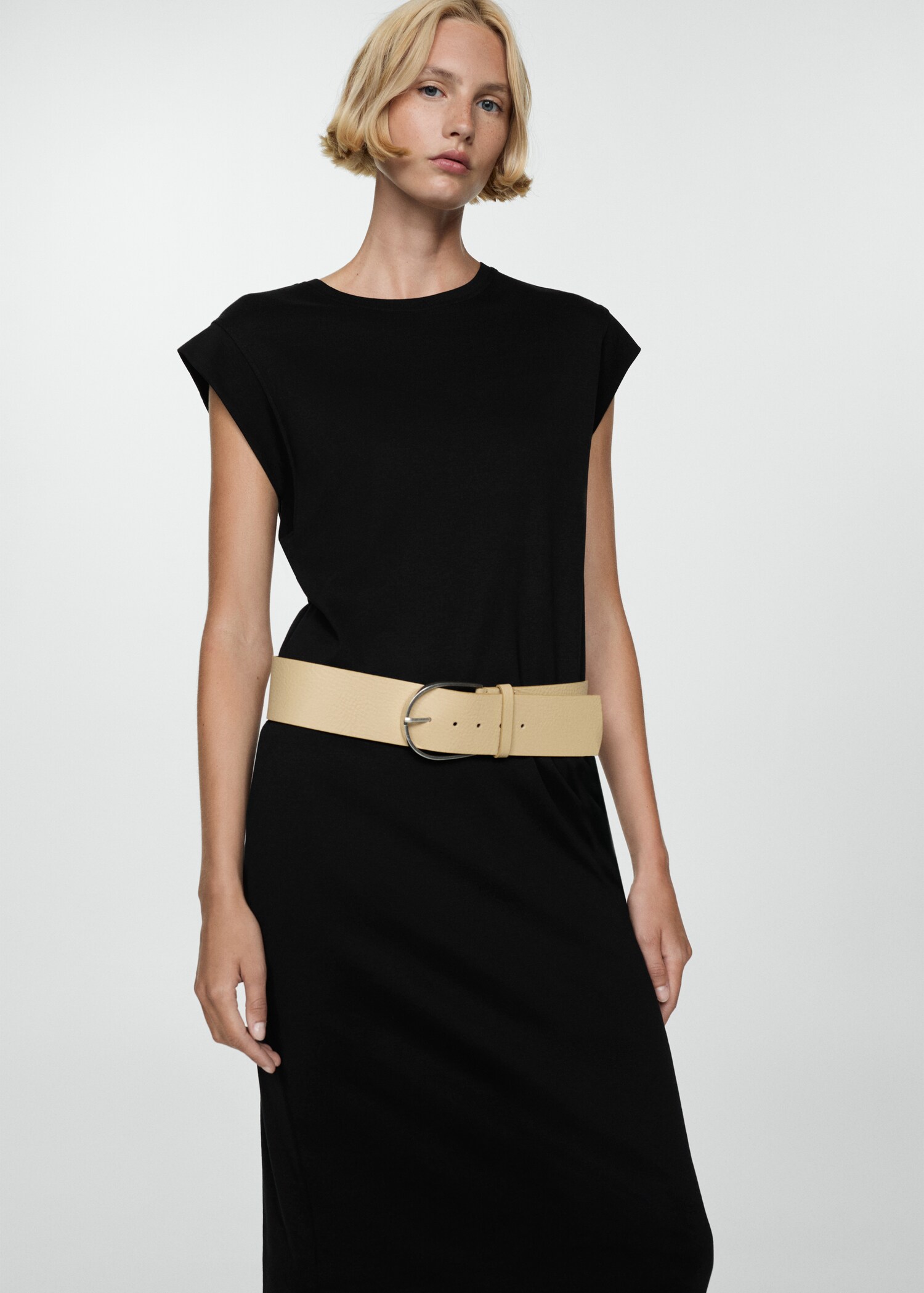 Cotton midi dress