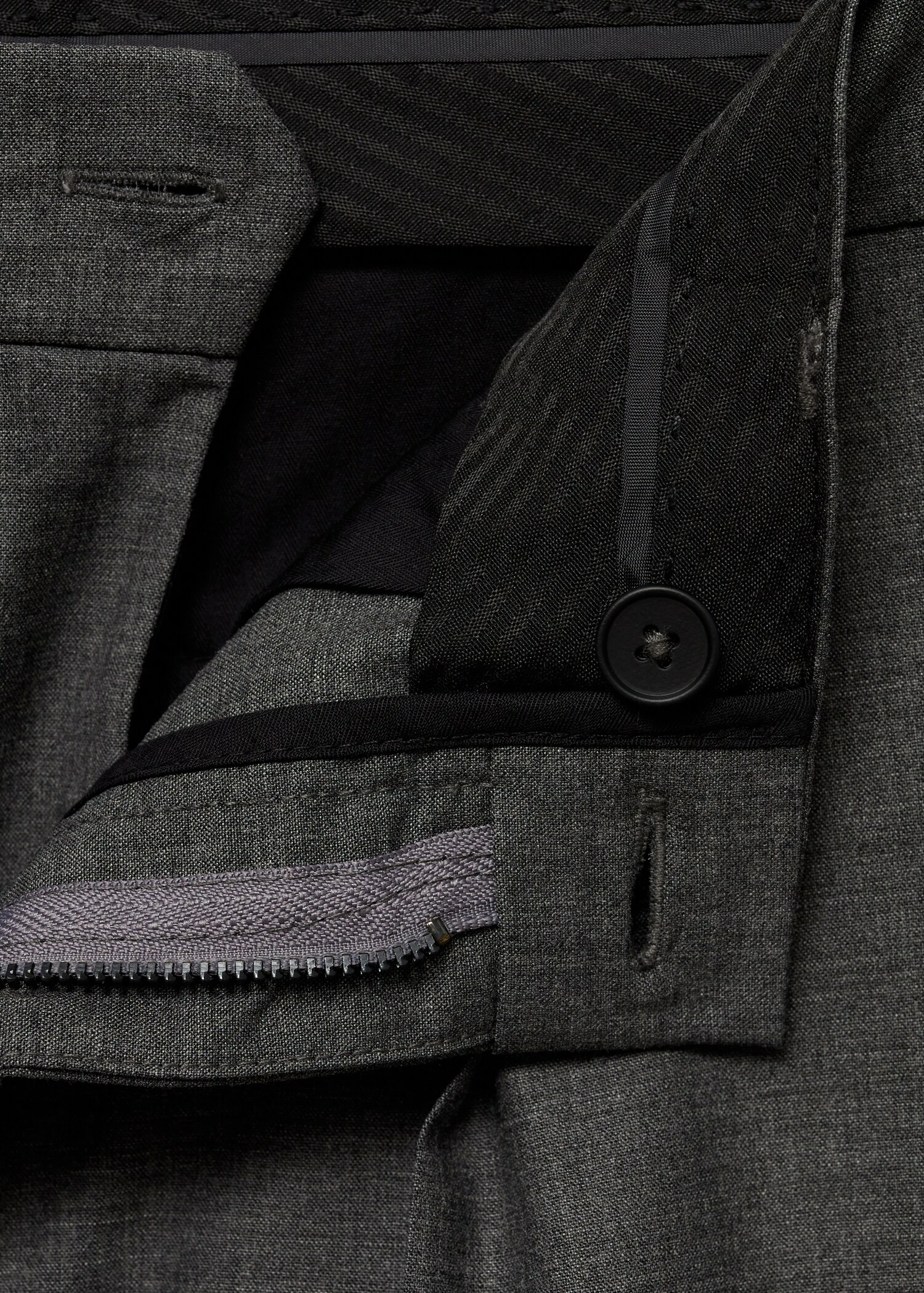 Cotton suit pants