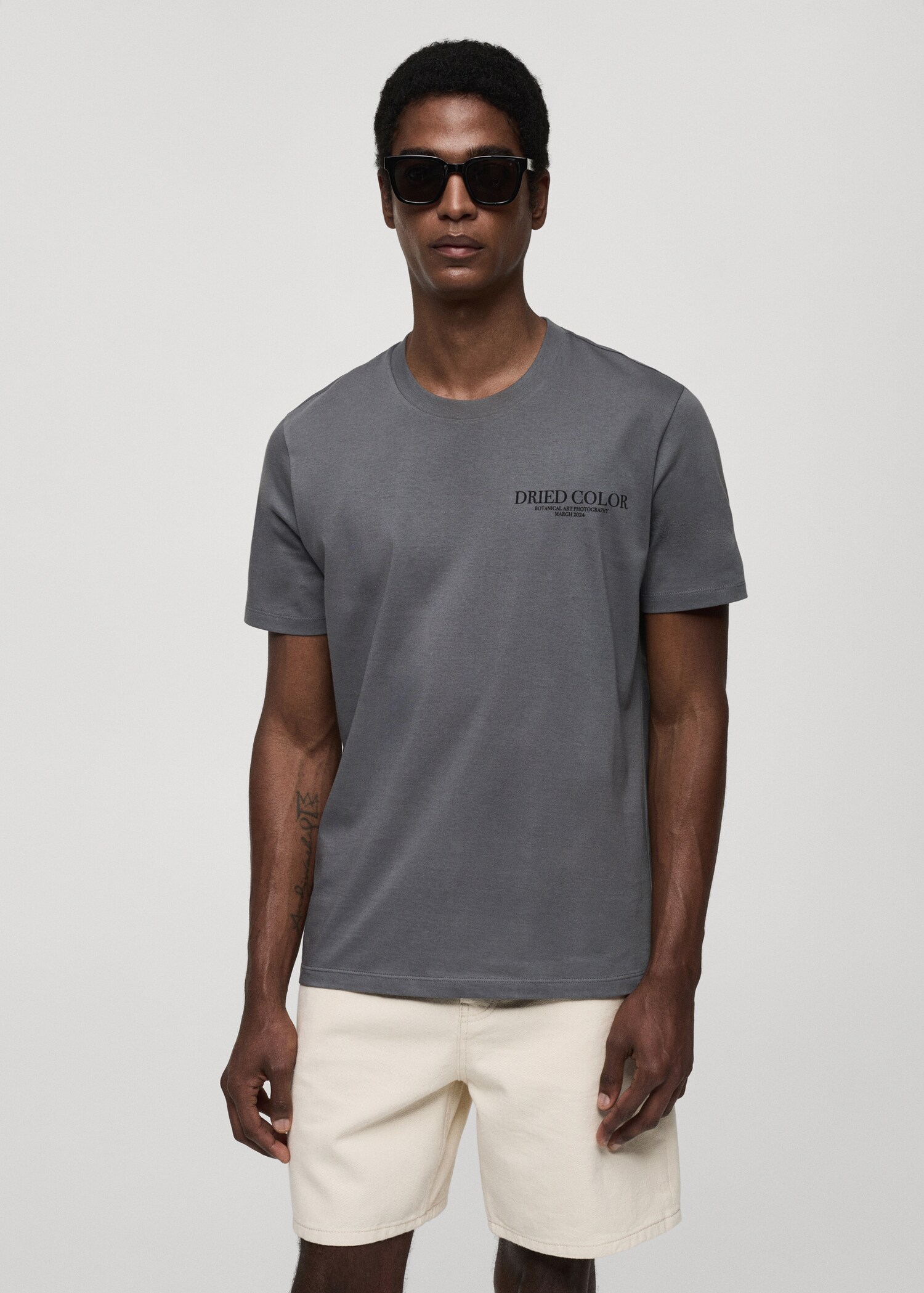 Printed slim-fit t-shirt