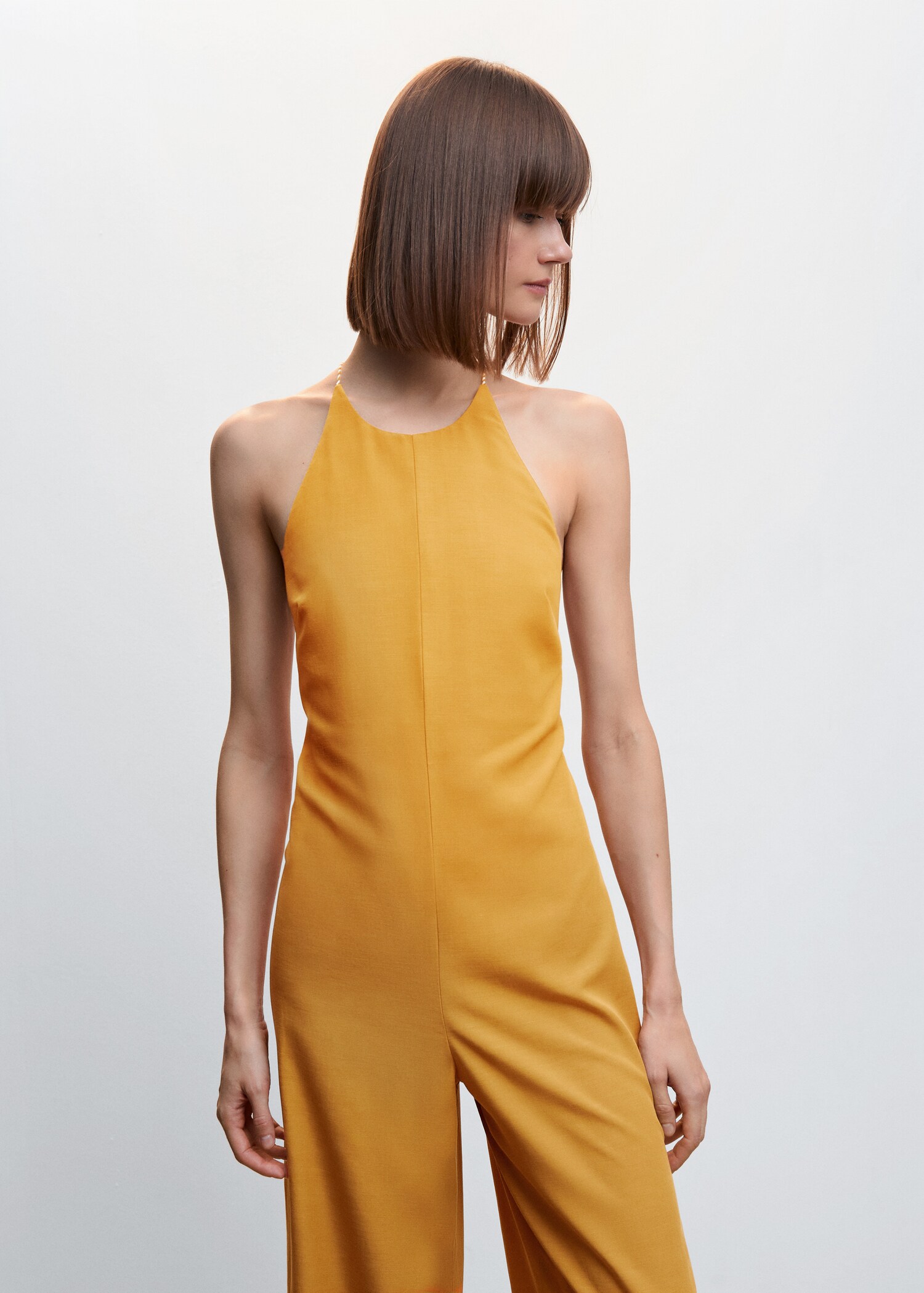Open back jumpsuit