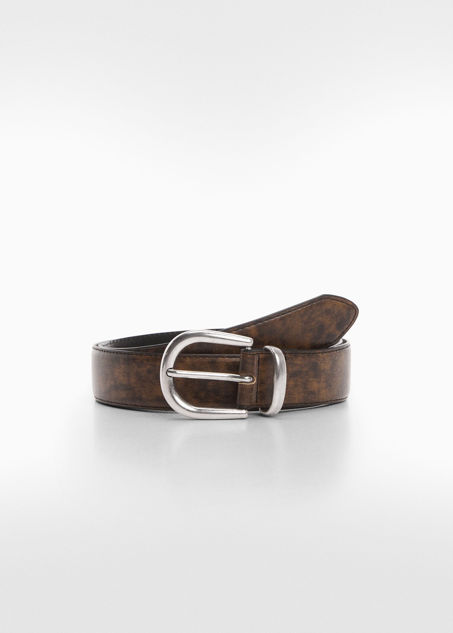 Leather-effect belt