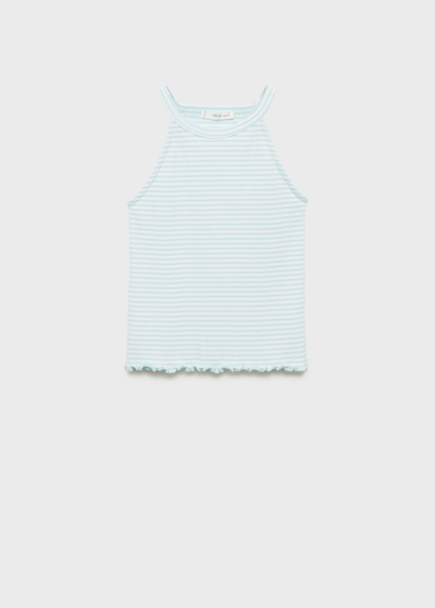 Striped strap T-shirt