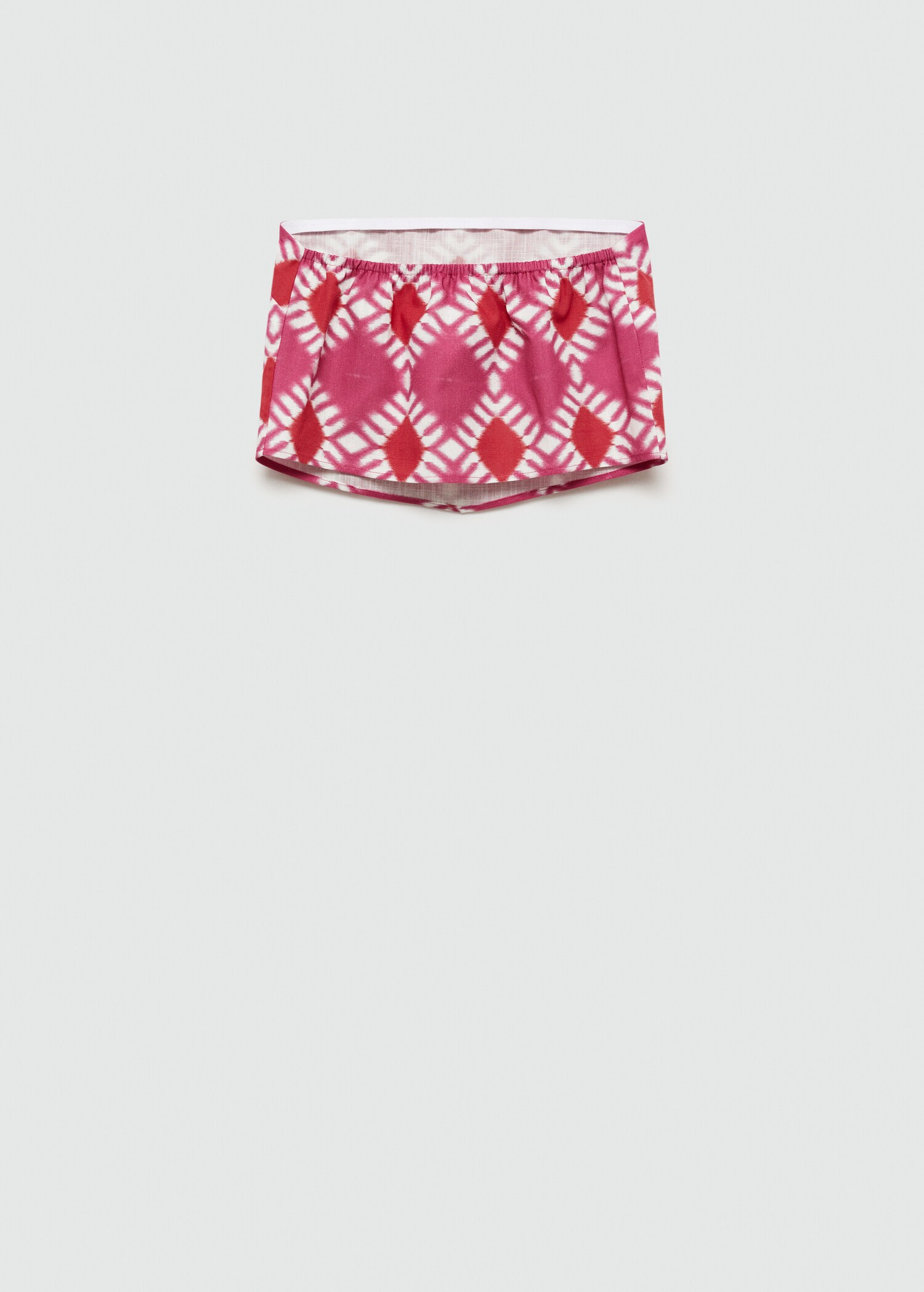 Geometric print top