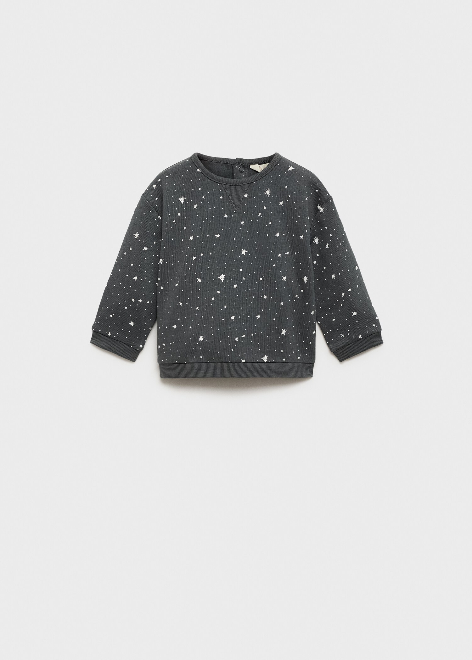 Printed cotton sweatshirt