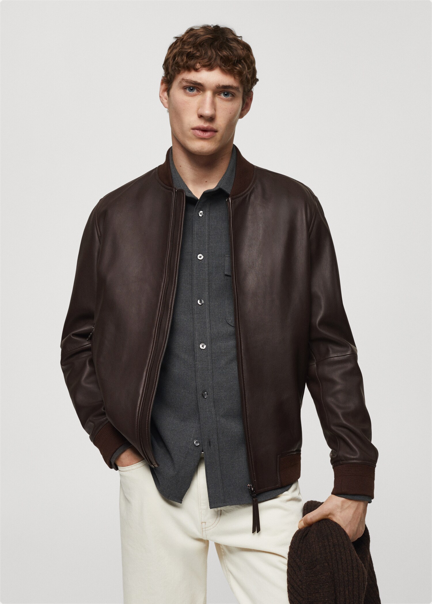 100% nappa leather jacket