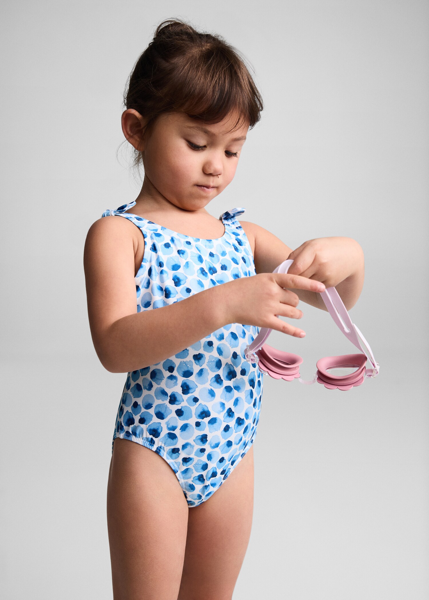 Printed swimming trunks