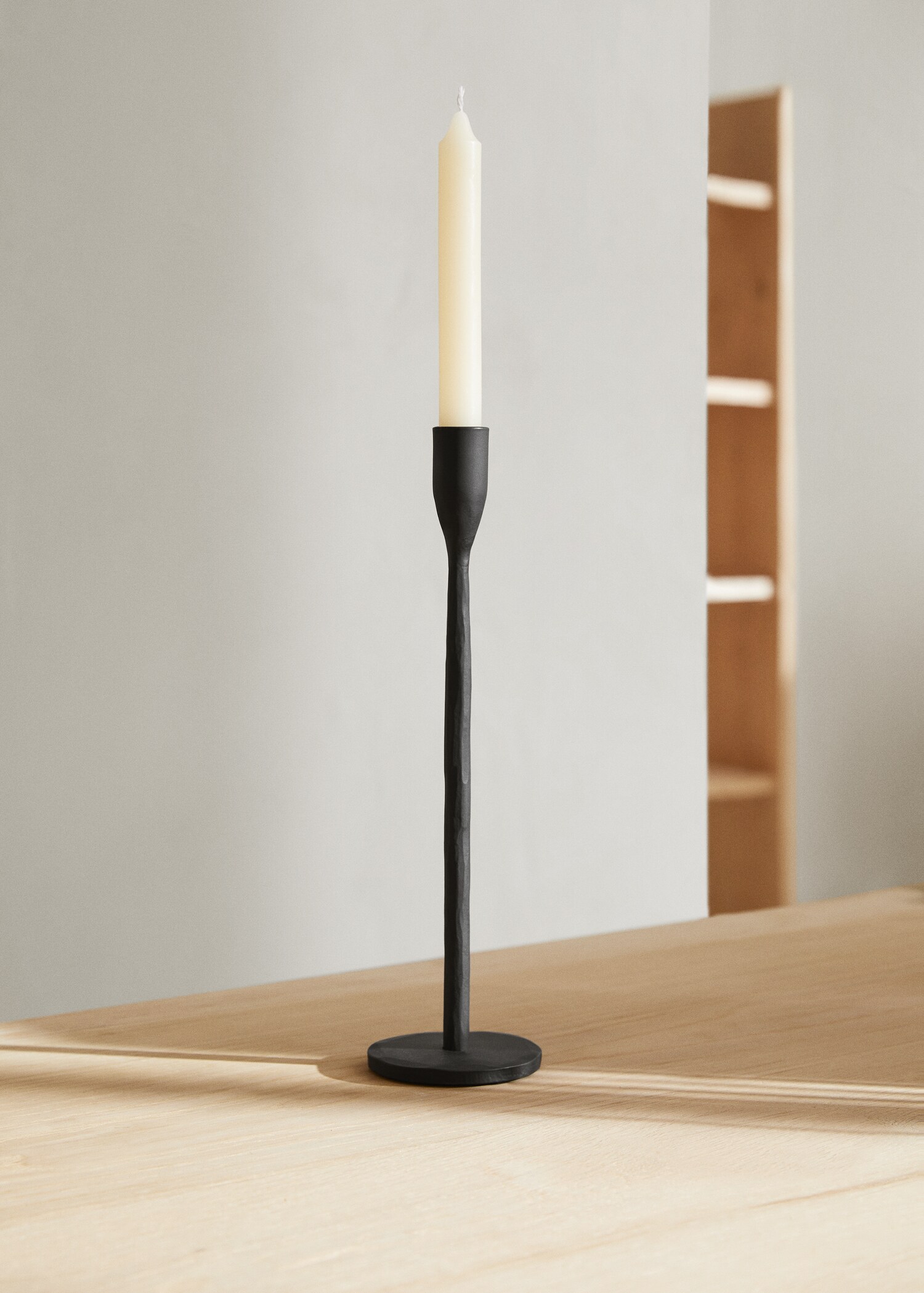 Iron candleholder
