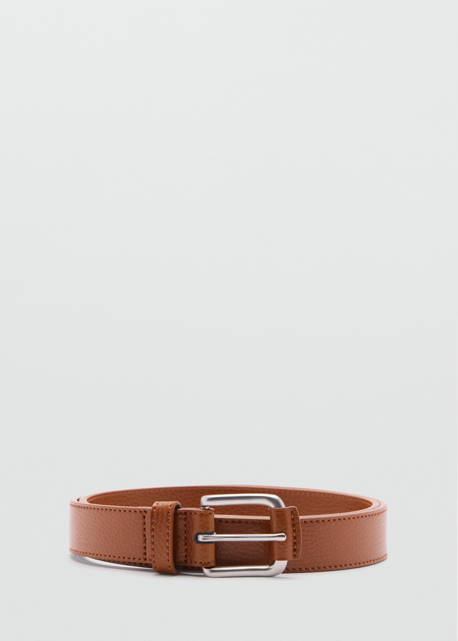 100% beaten leather belt