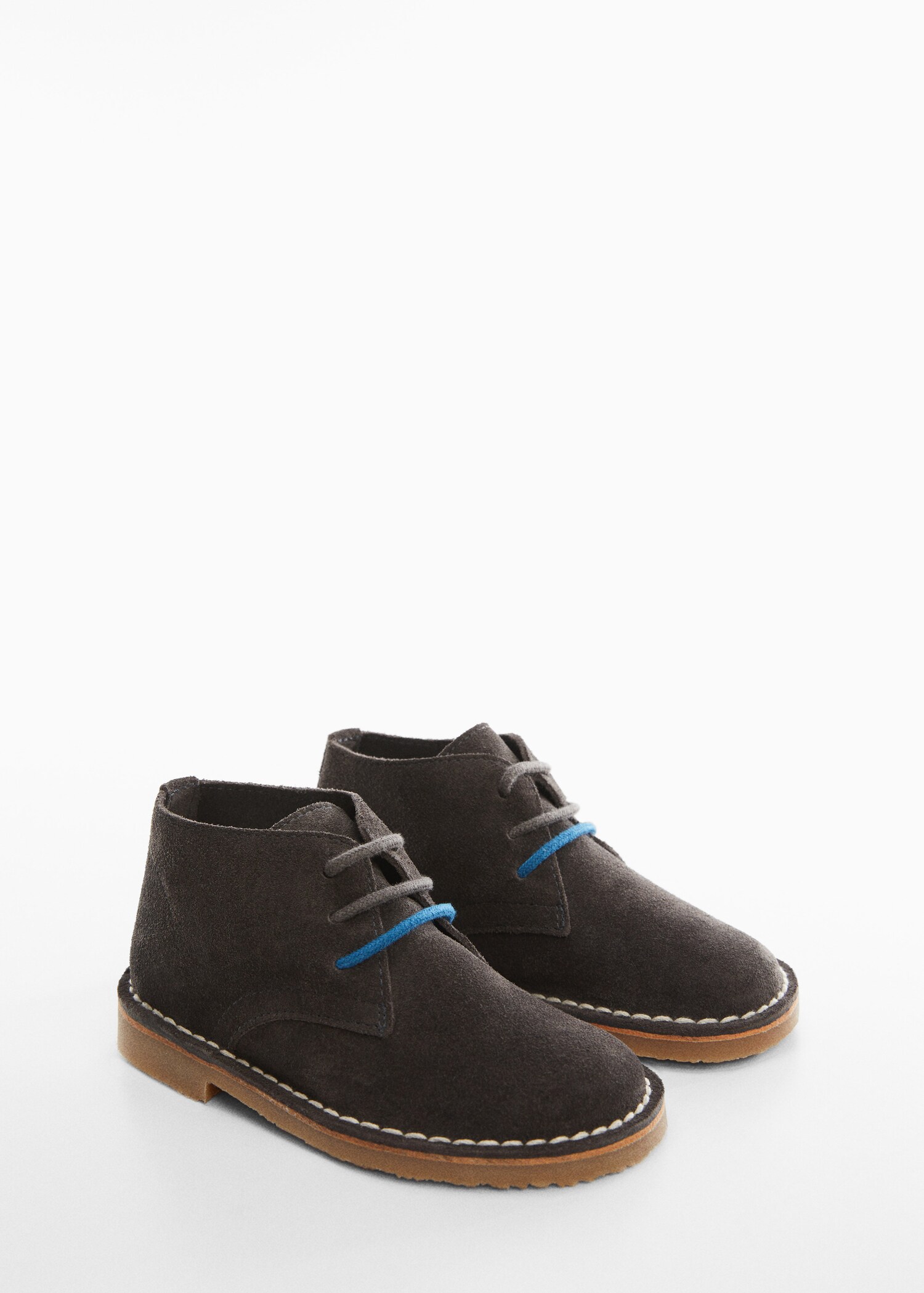 Lace-up leather boots