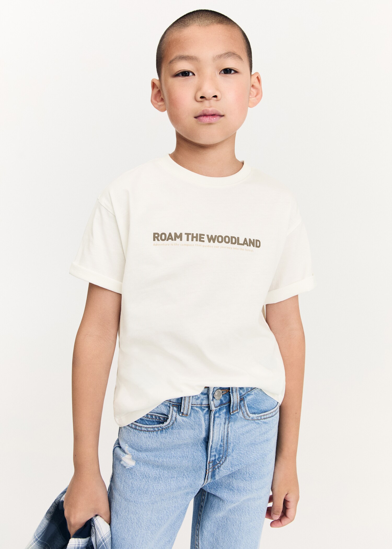 Printed cotton-blend T-shirt
