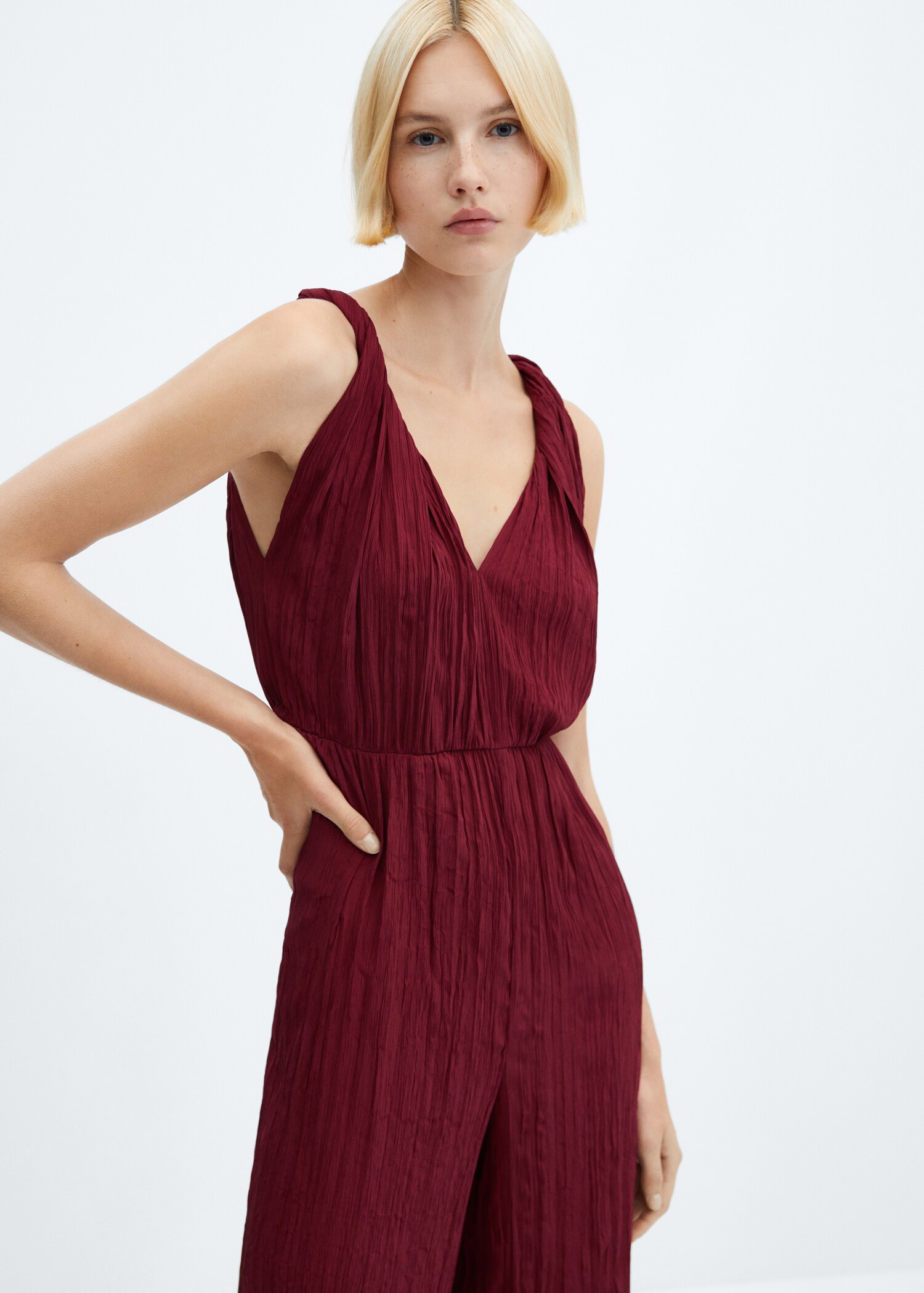 Long strap jumpsuit