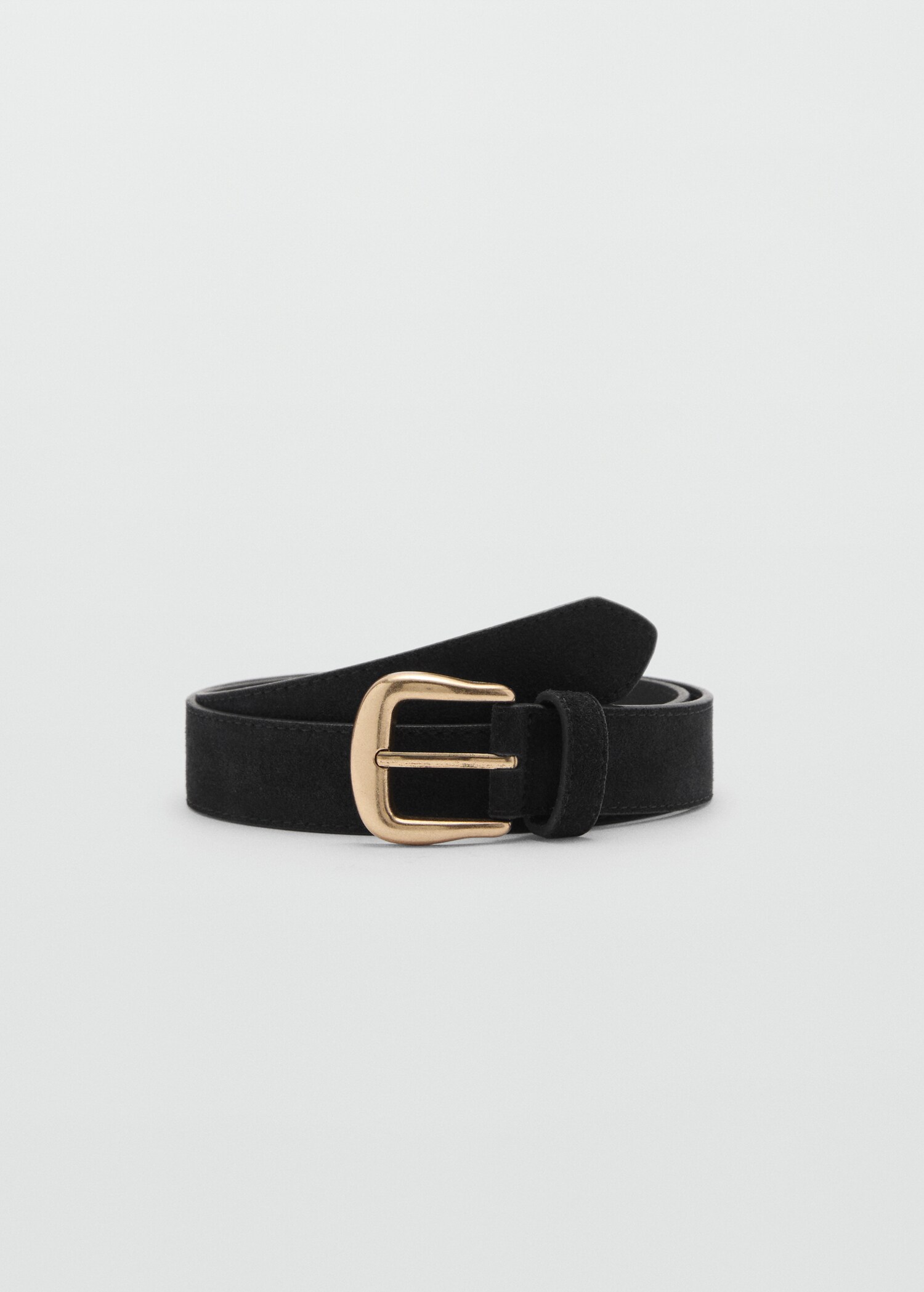 Buckle leather belt