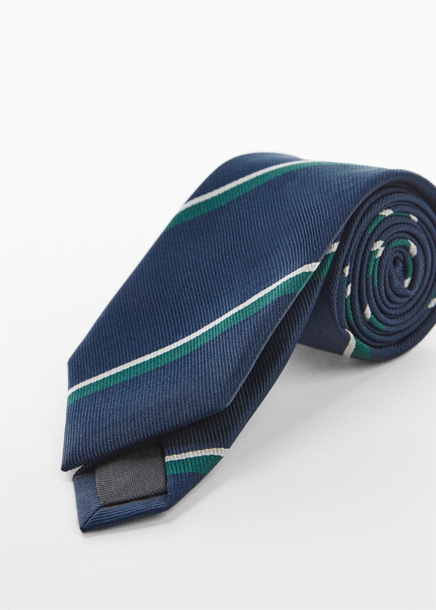 Striped tie