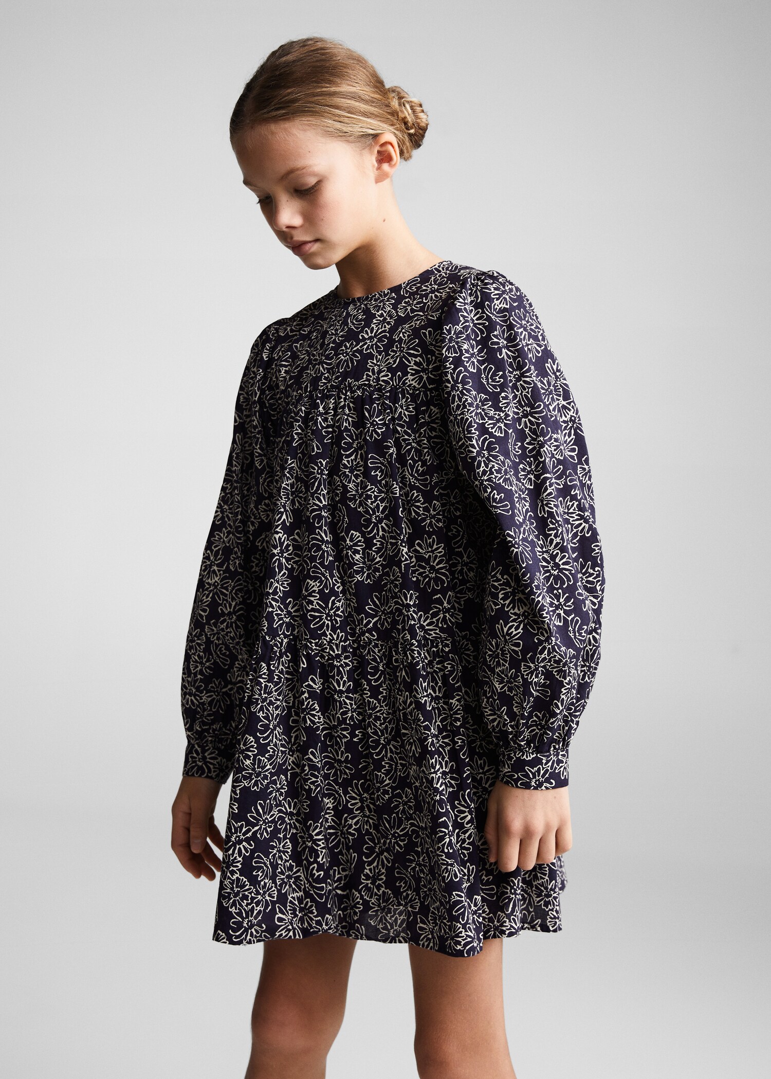 Printed cotton dress