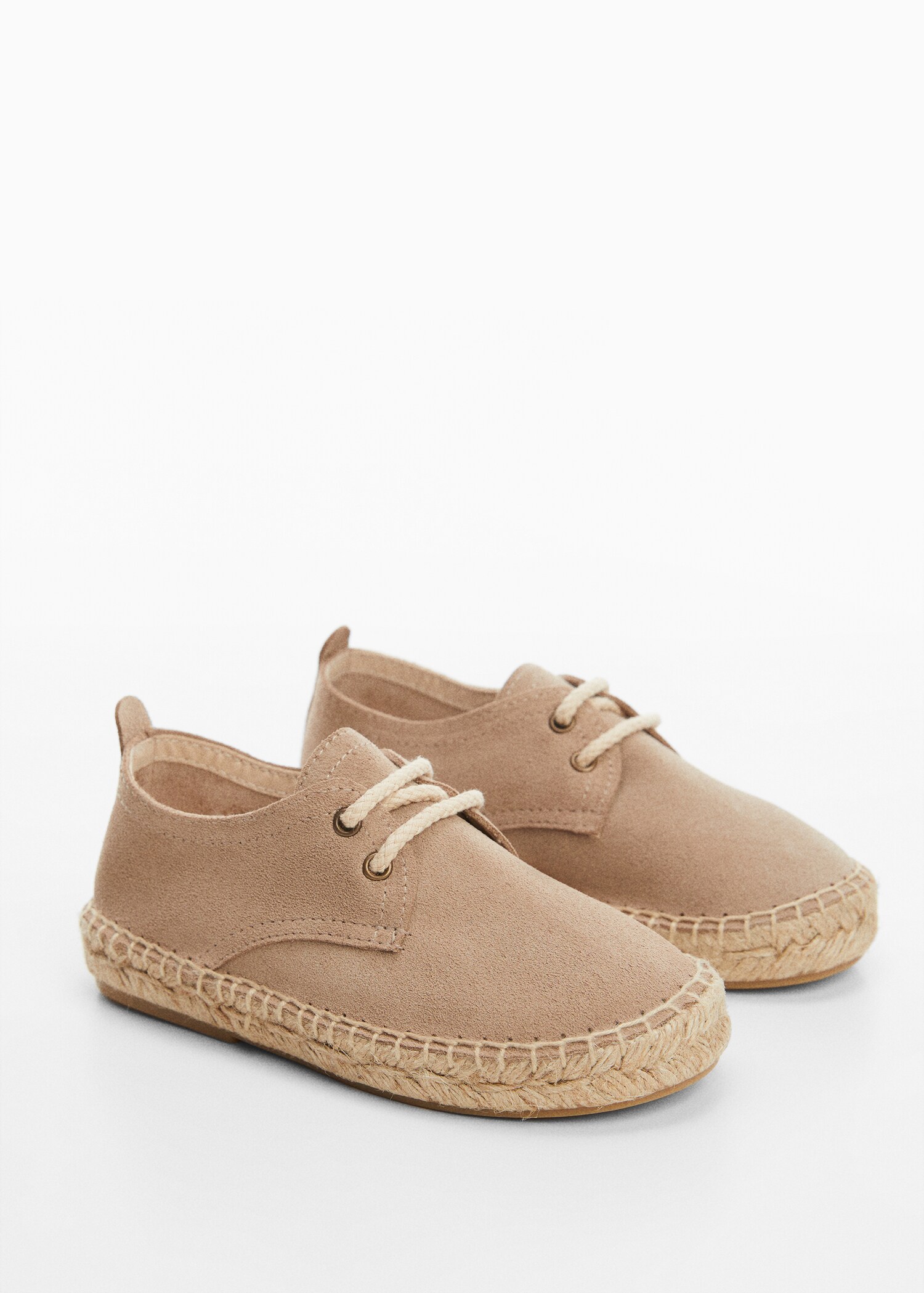 Laces suede espadrilles