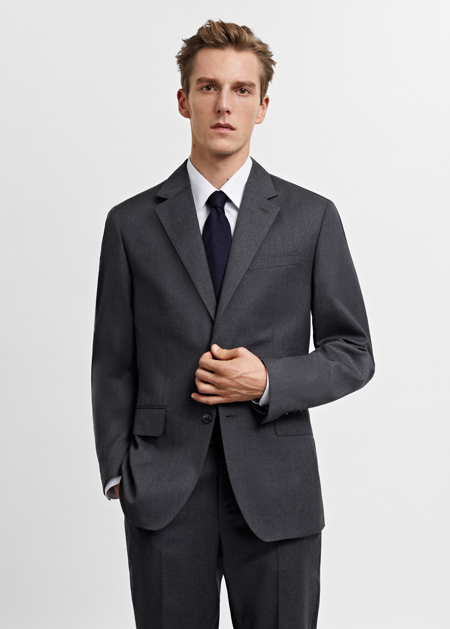 100% virgin wool suit jacket