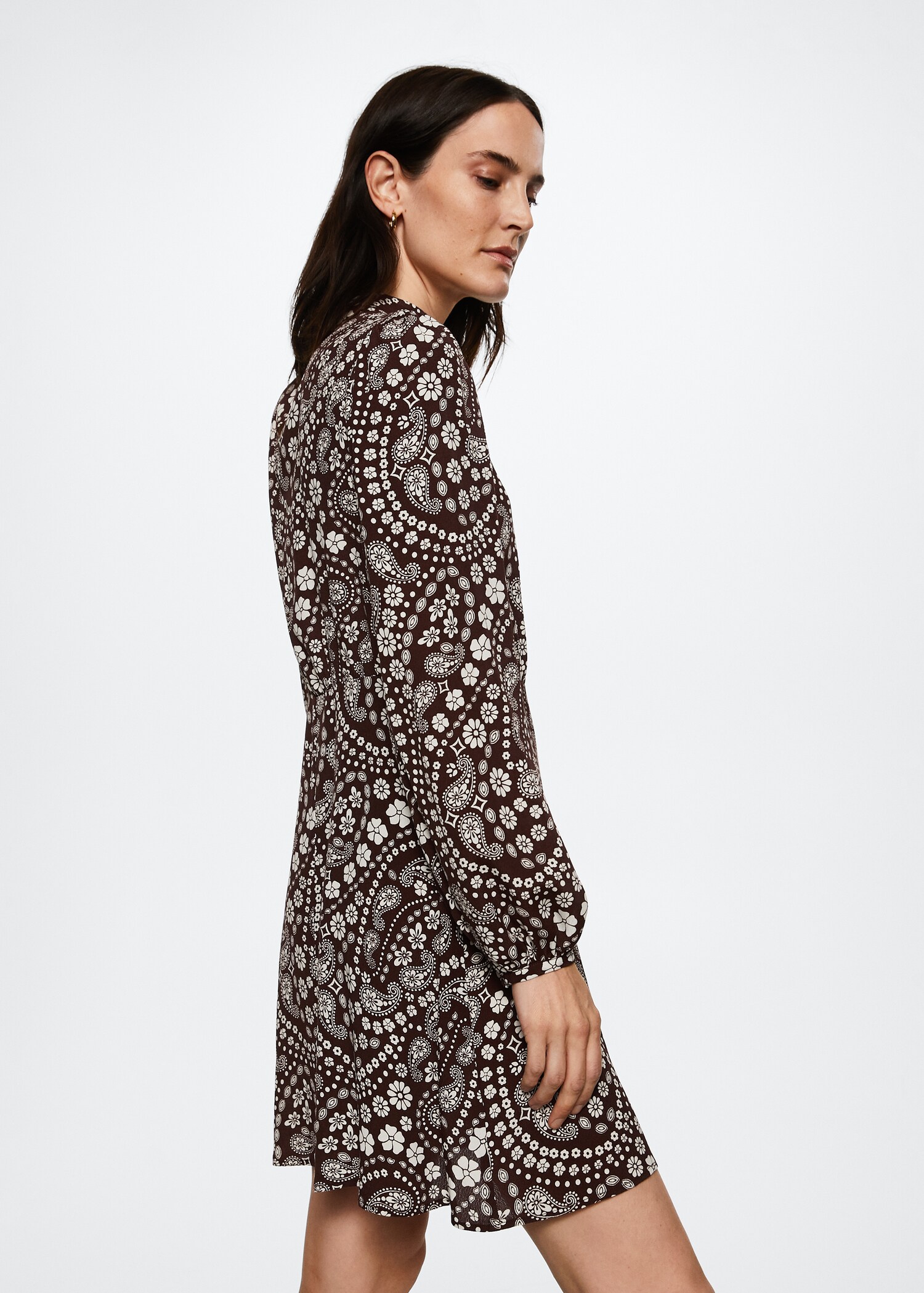 Flowy printed dress