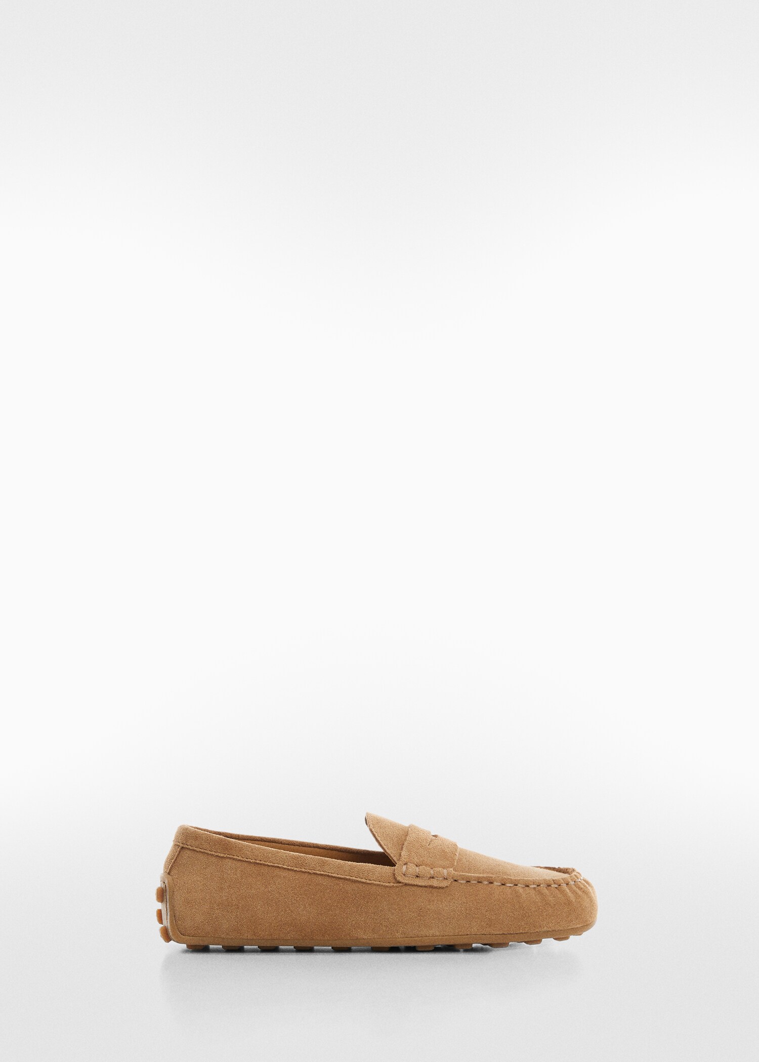 Suede leather loafers