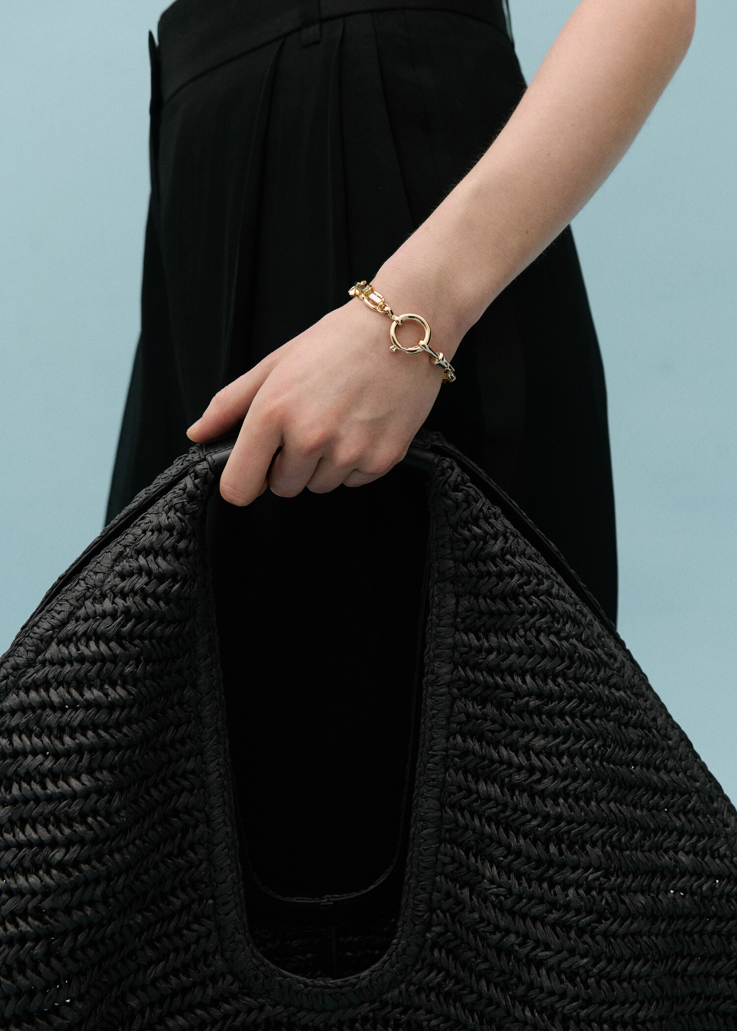 Mixed link bracelet