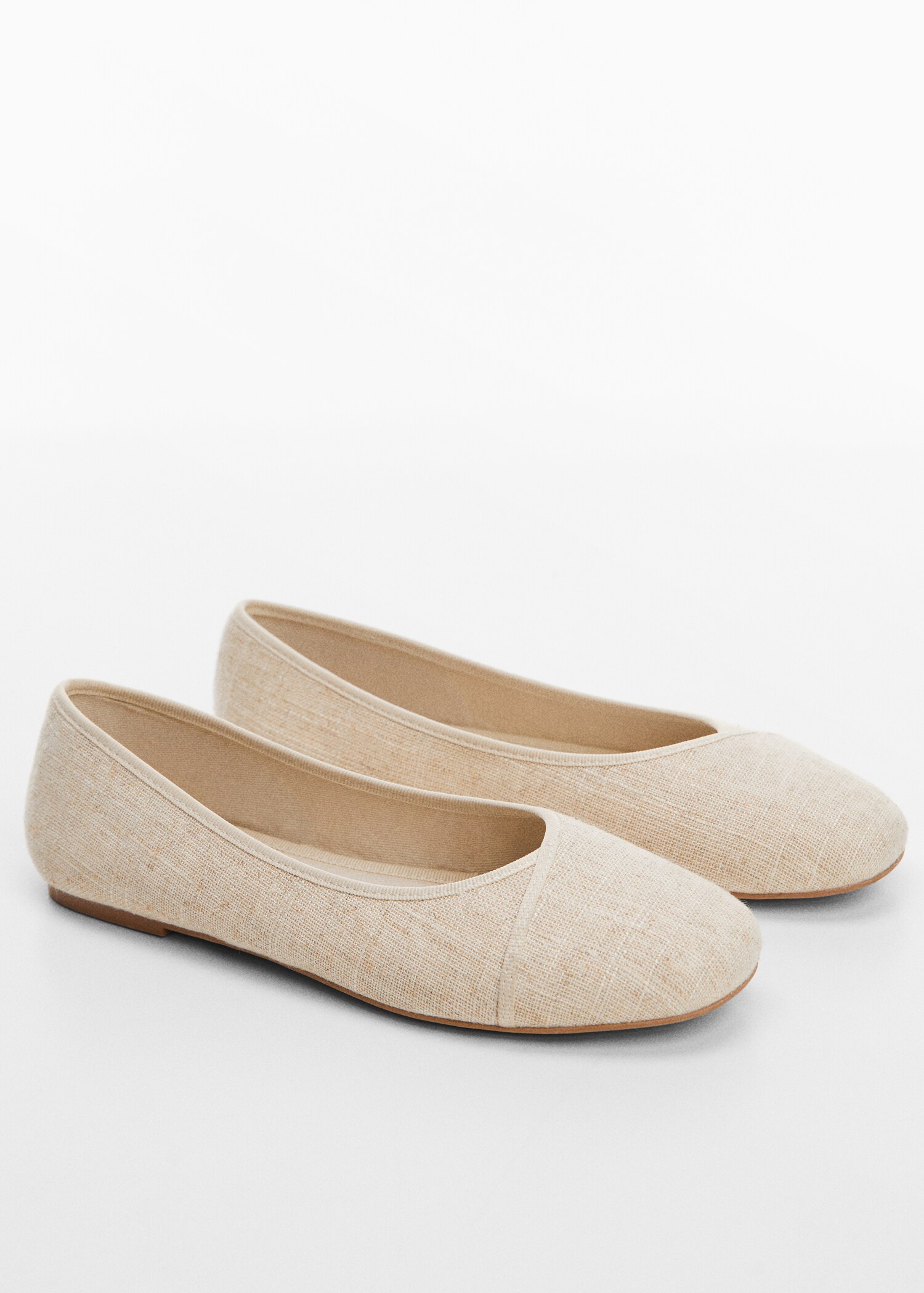 Linen ballerinas