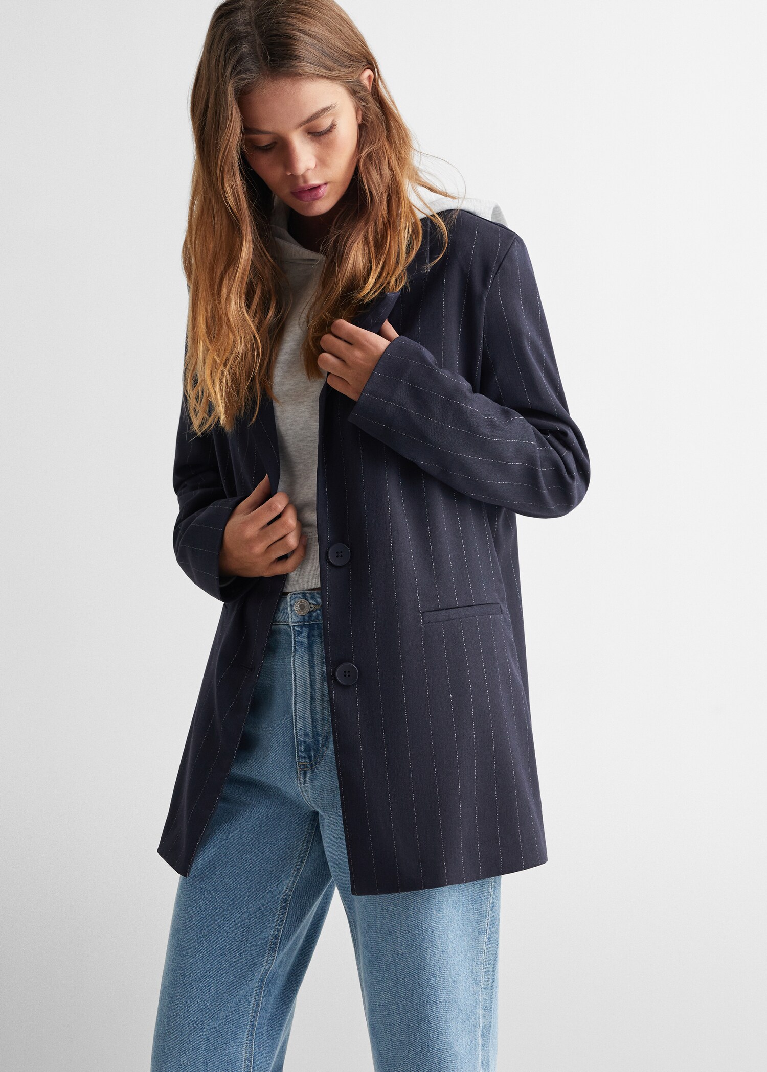 Pinstripe blazer