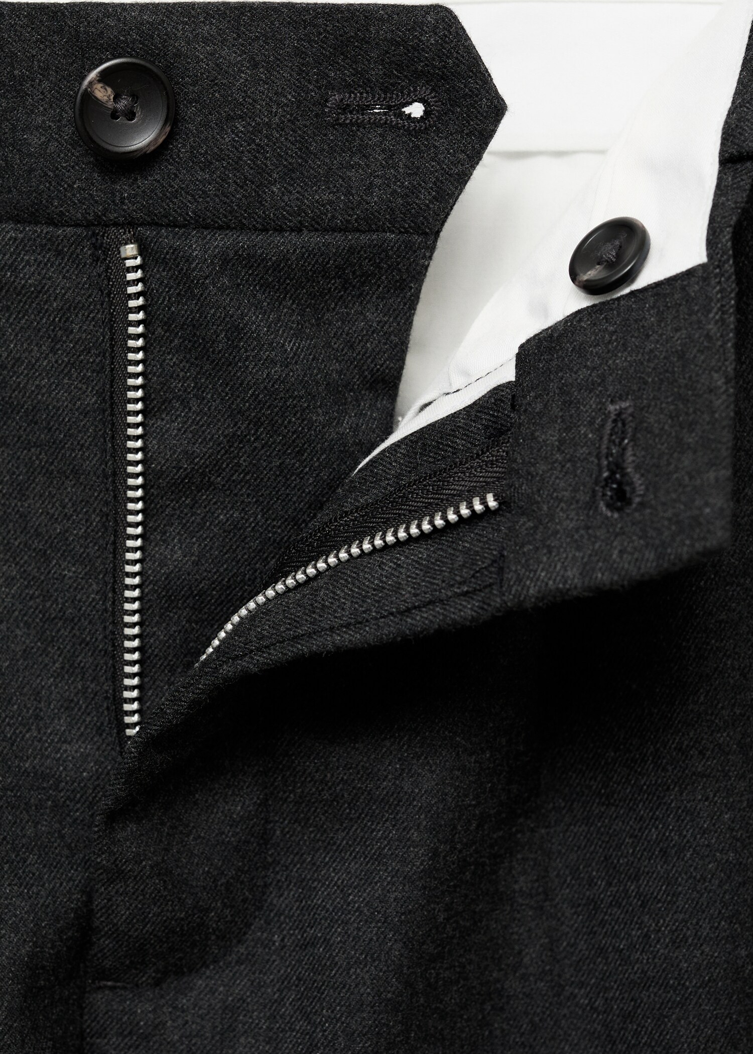 Cotton suit pants