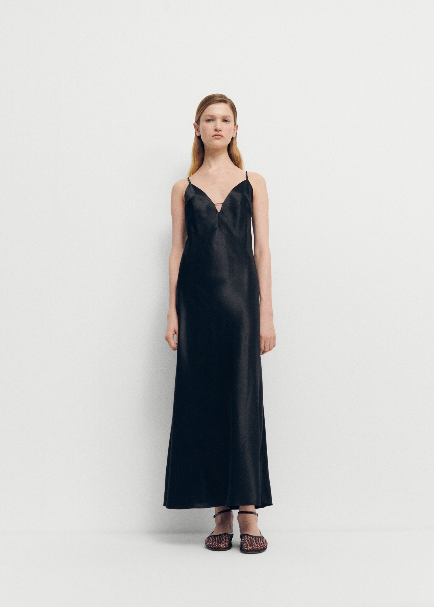 Silk lingerie dress