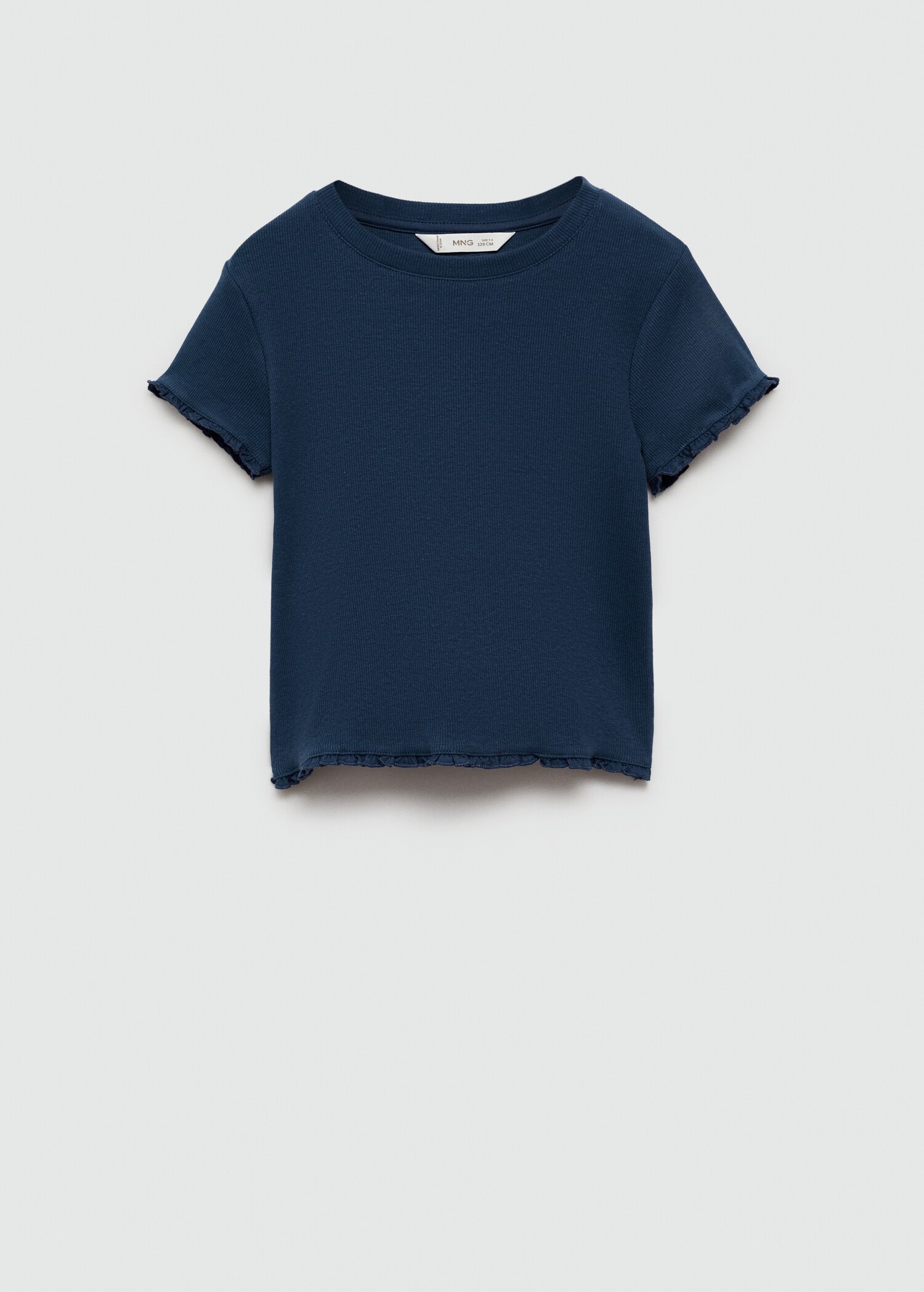 Knitted short-sleeve t-shirt