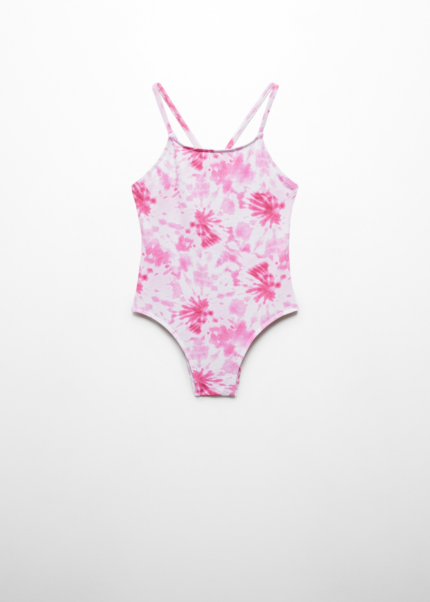 Tie-dye print swimsuit