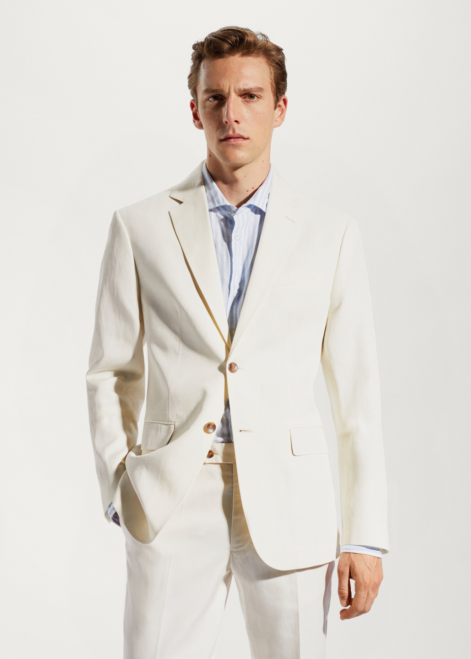 Blazer suit 100% linen