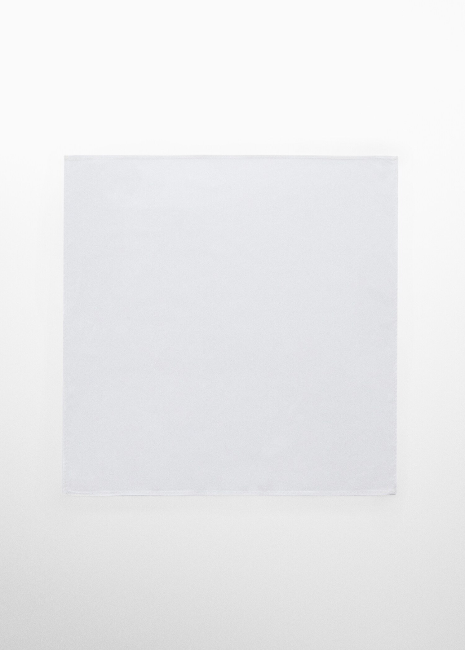 Plain recycled polyester scarf