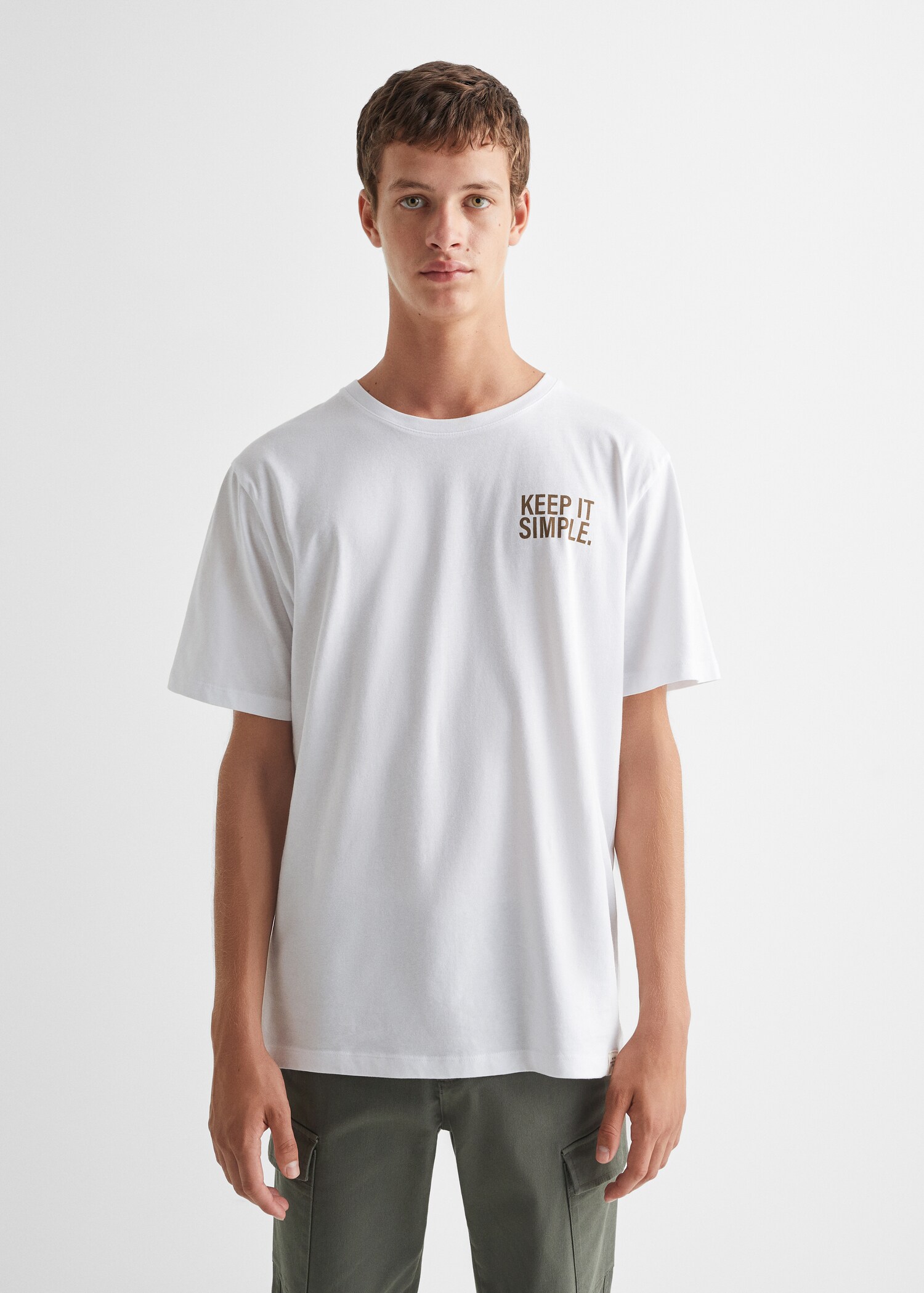 Printed message T-shirt