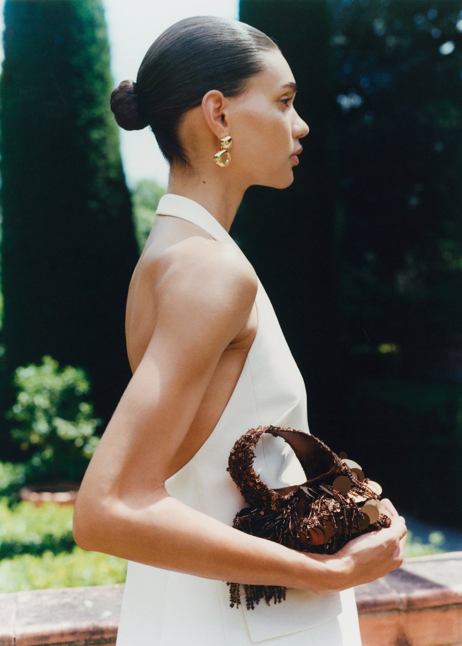 Beaded handbag