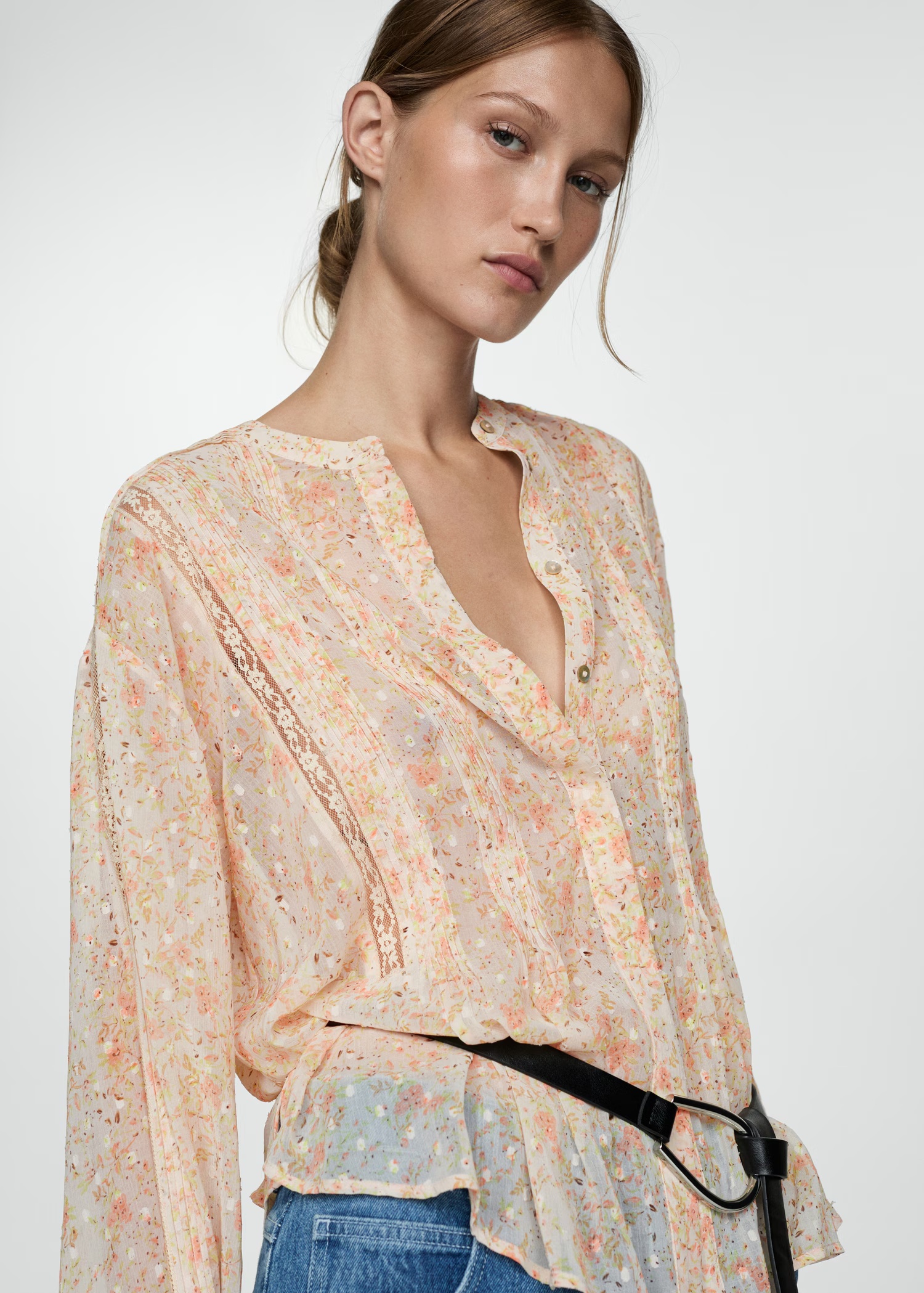 Floral print shirt