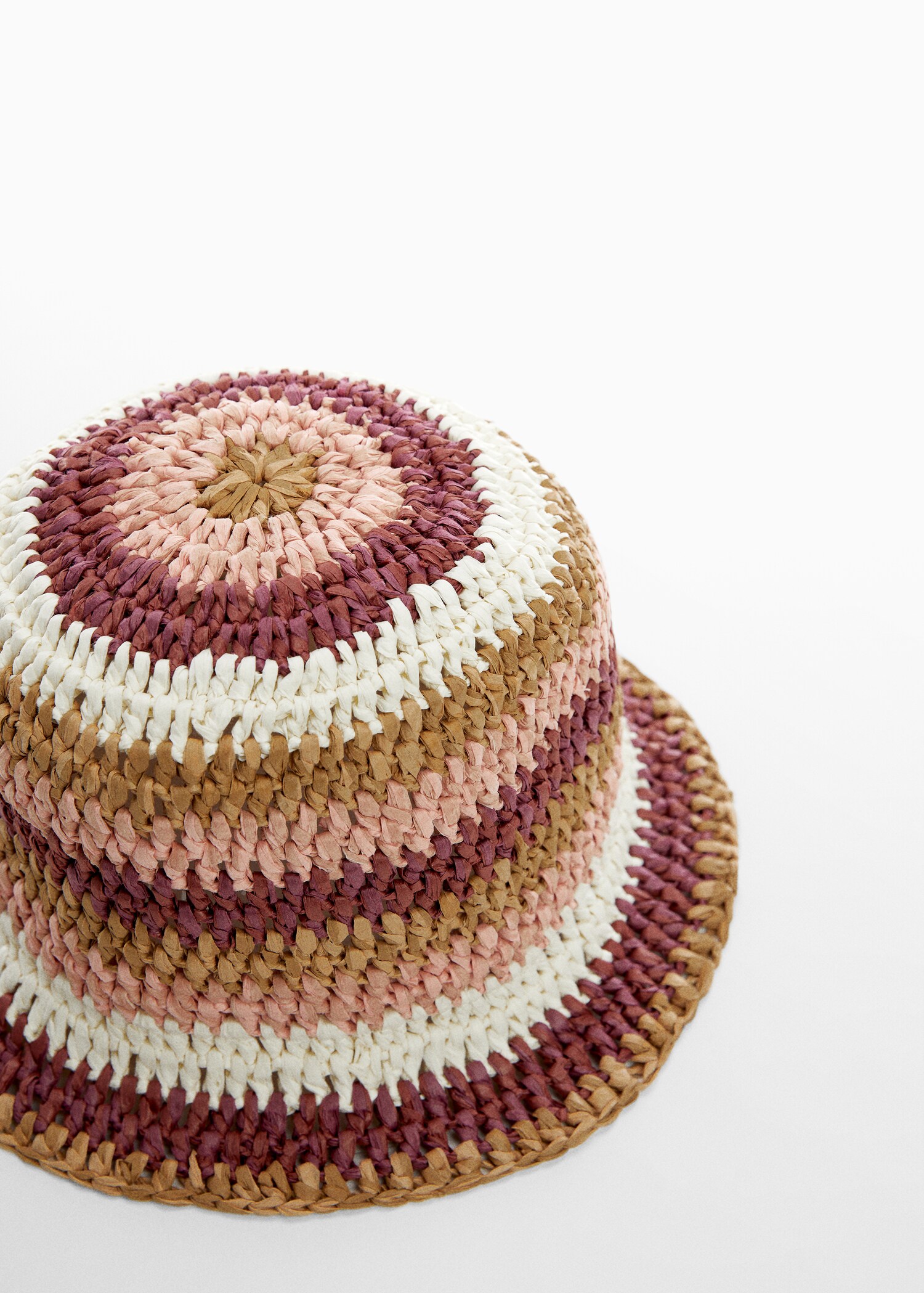 Natural fibre bucket hat
