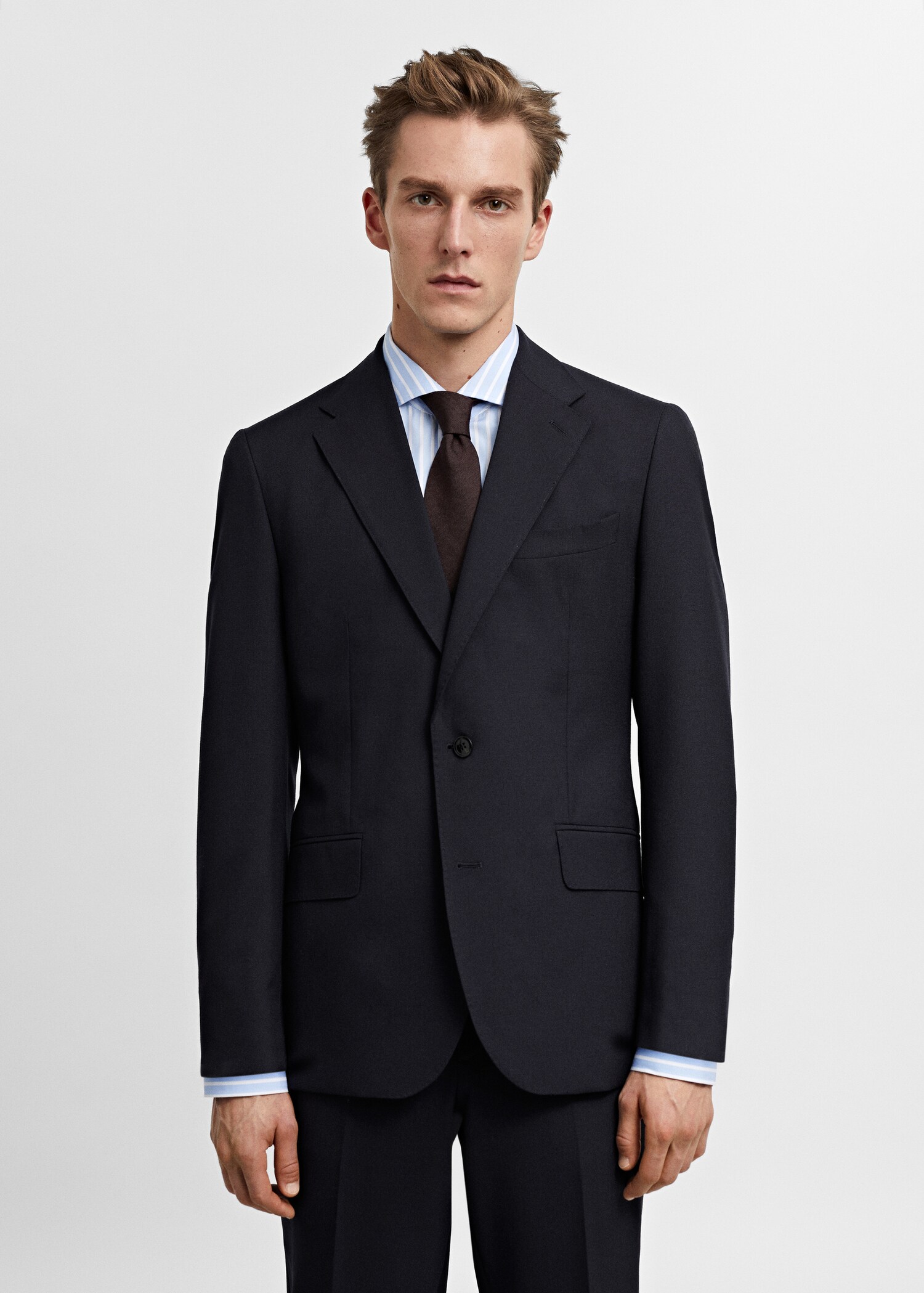 100% virgin wool suit jacket