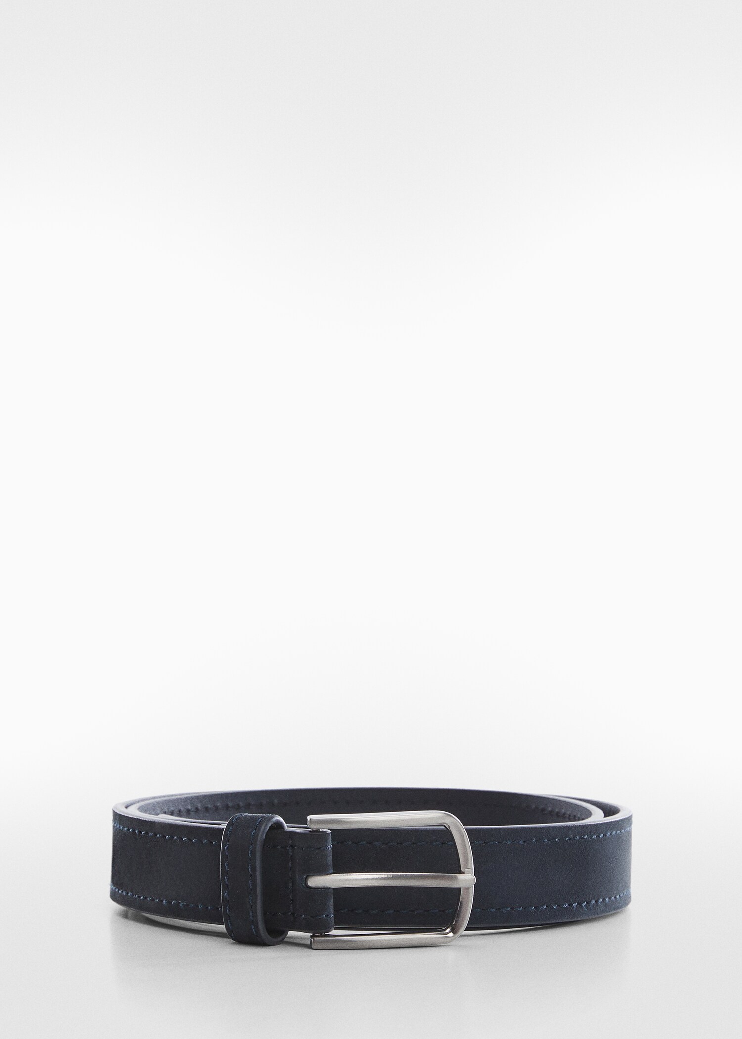 Suede leather belt