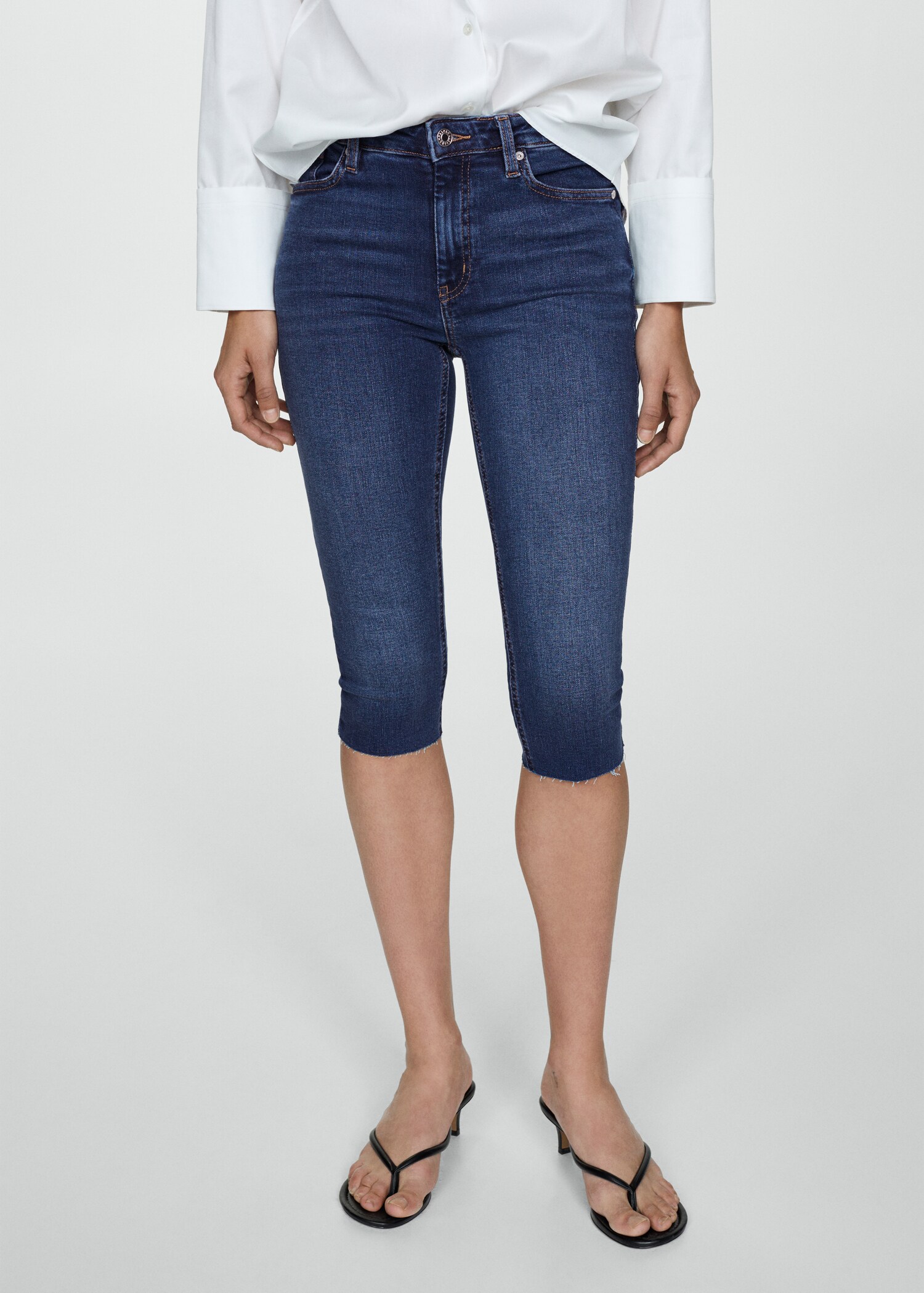 Capri slim-fit jeans