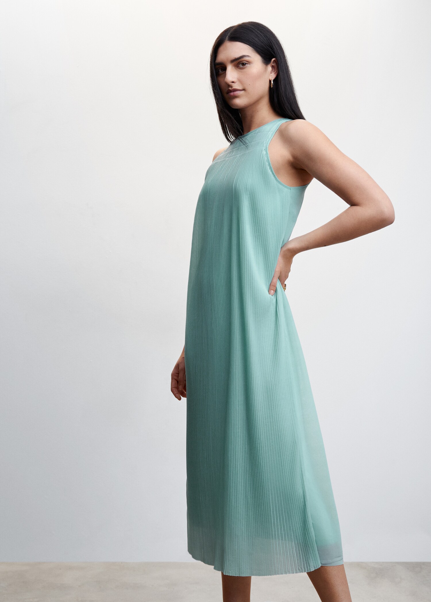 Textured shift dress